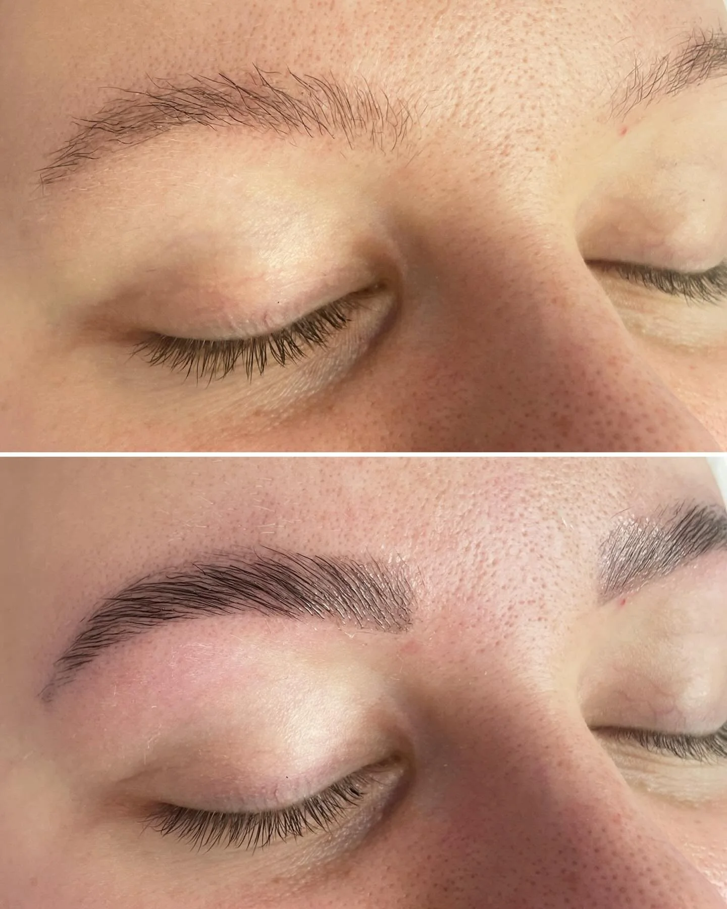 Kulmien laminointi, v&auml;rj&auml;ys ja muotoilu 
= siistit, helpot ja hallittavat kulmat kehyst&auml;m&auml;&auml;n kasvoja l&auml;hes kahdeksi kuukaudeksi!

#kulmienlaminointi #browlift #studiolilac #browliftpori #inleibrowlamination #ennenjaj&aum
