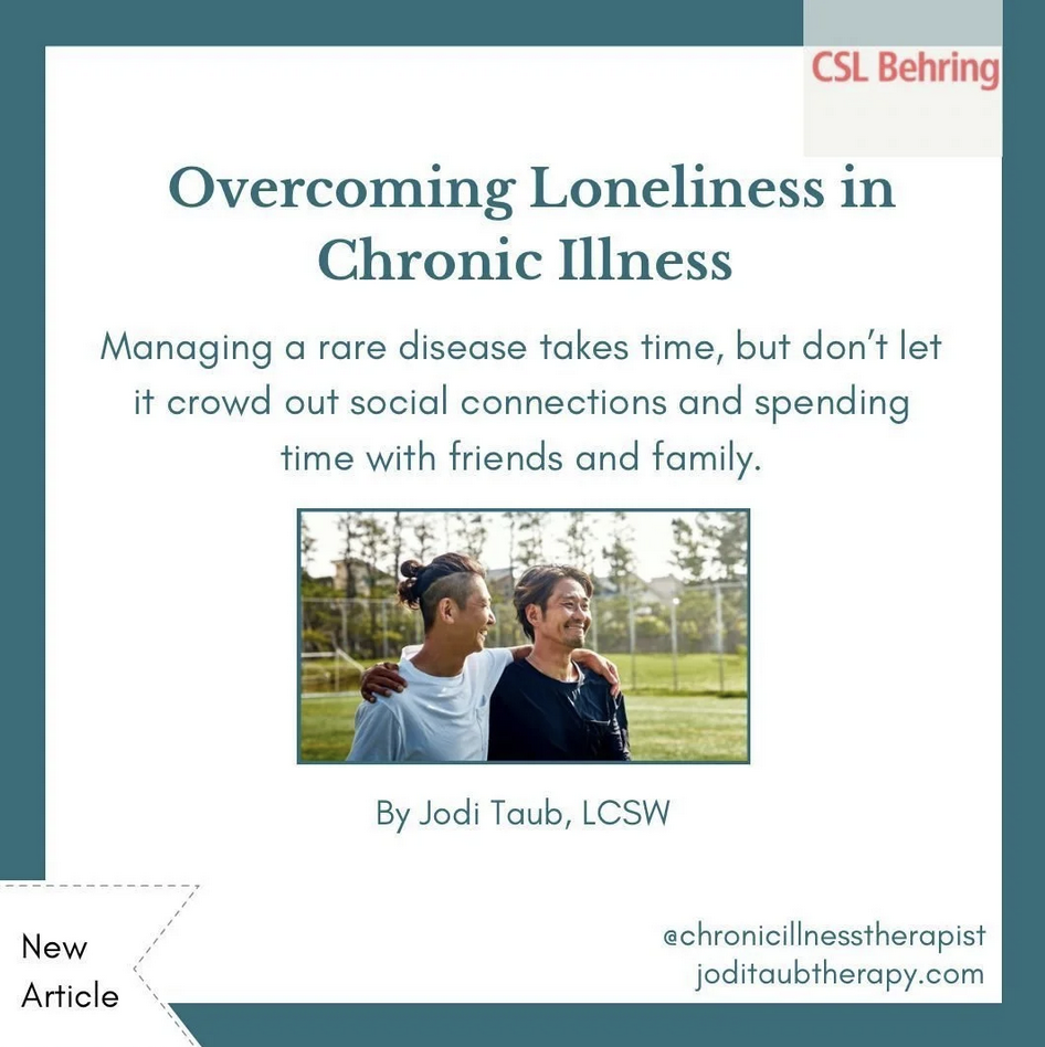 Overcoming Loneliness in Chronic Illness