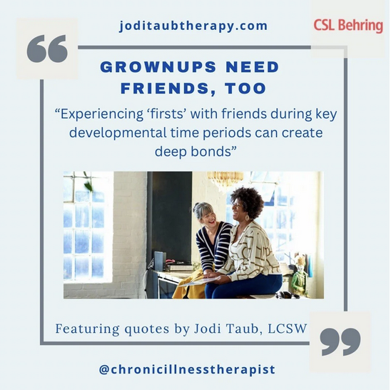 Grownups Need Friends, Too