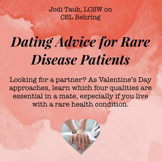 Dating Advice for Rare Disease Patients