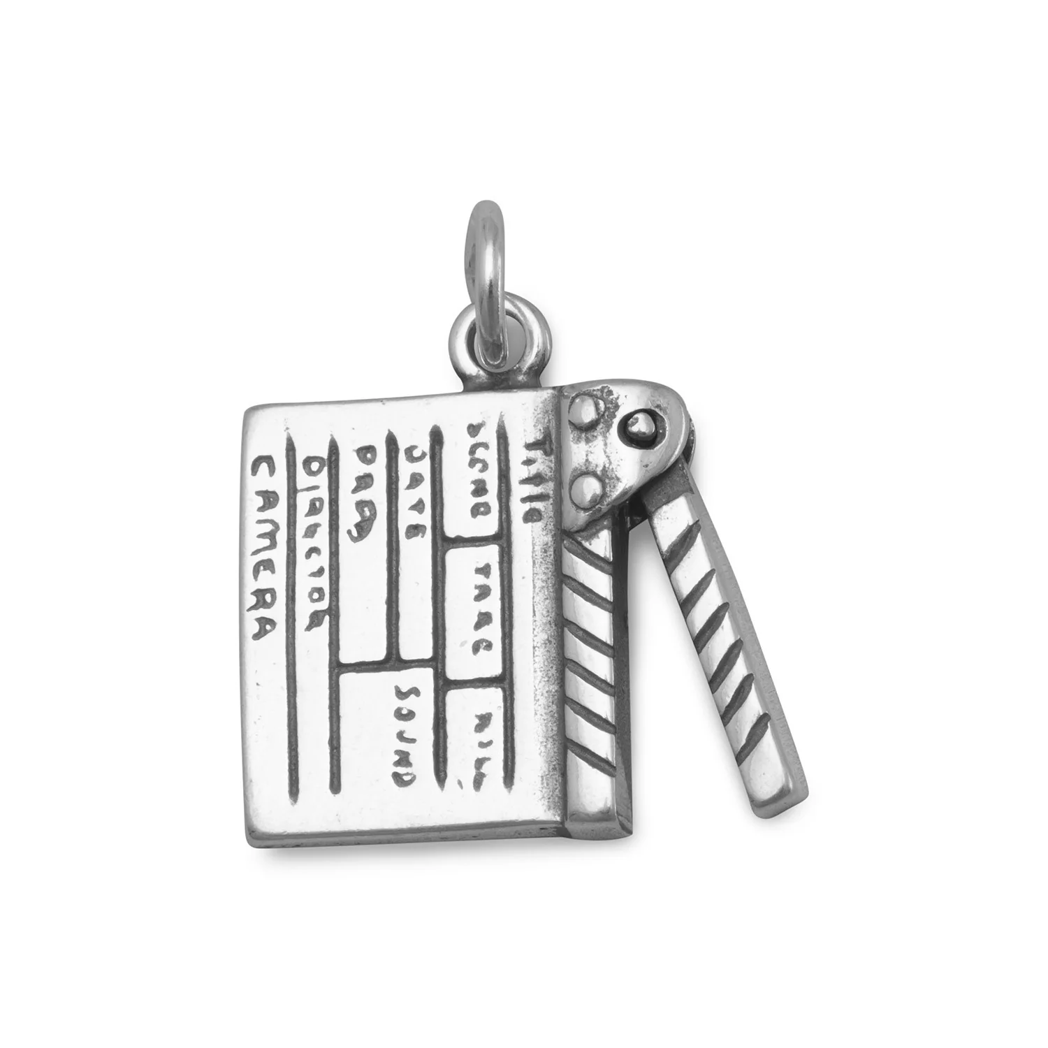 Movable Movie Clapboard Charm