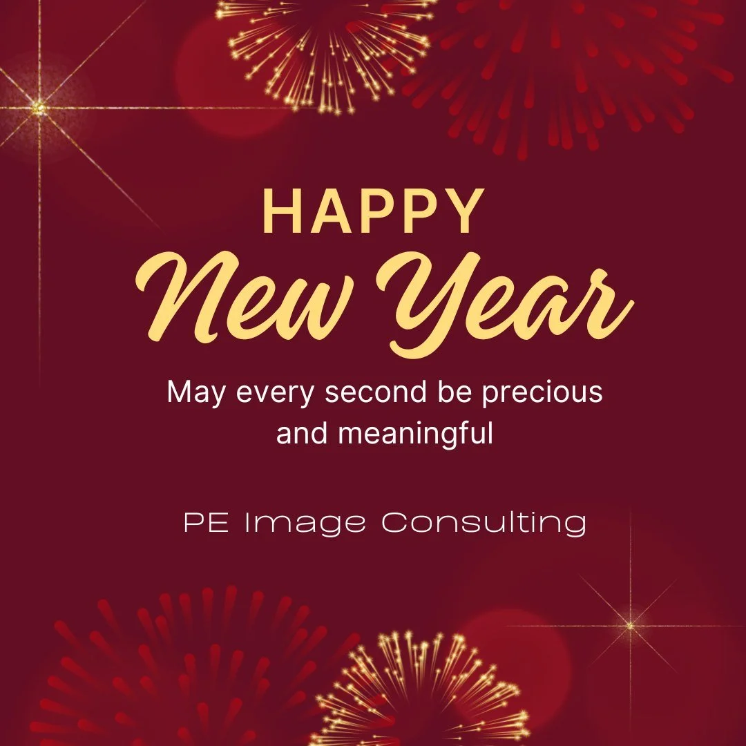 Happy New Year from PE Image Consulting.

A new year brings fresh perspective, renewed intention, and space to align more deeply with who you&rsquo;re becoming. Thank you for being part of our community and for trusting us to walk alongside you in yo