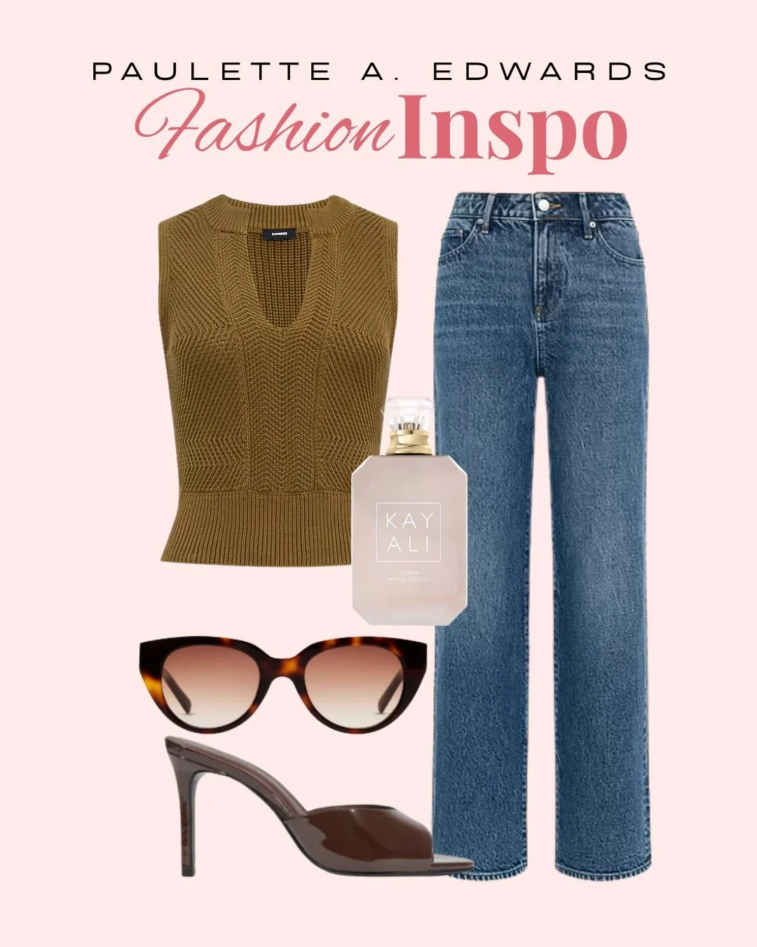 Spring style is about ease, elevation, and intention and this look captures all three.

A lightweight knit top from @Express,  this adds texture without heaviness, making it perfect for transitioning into warmer days. The structured fit keeps it poli
