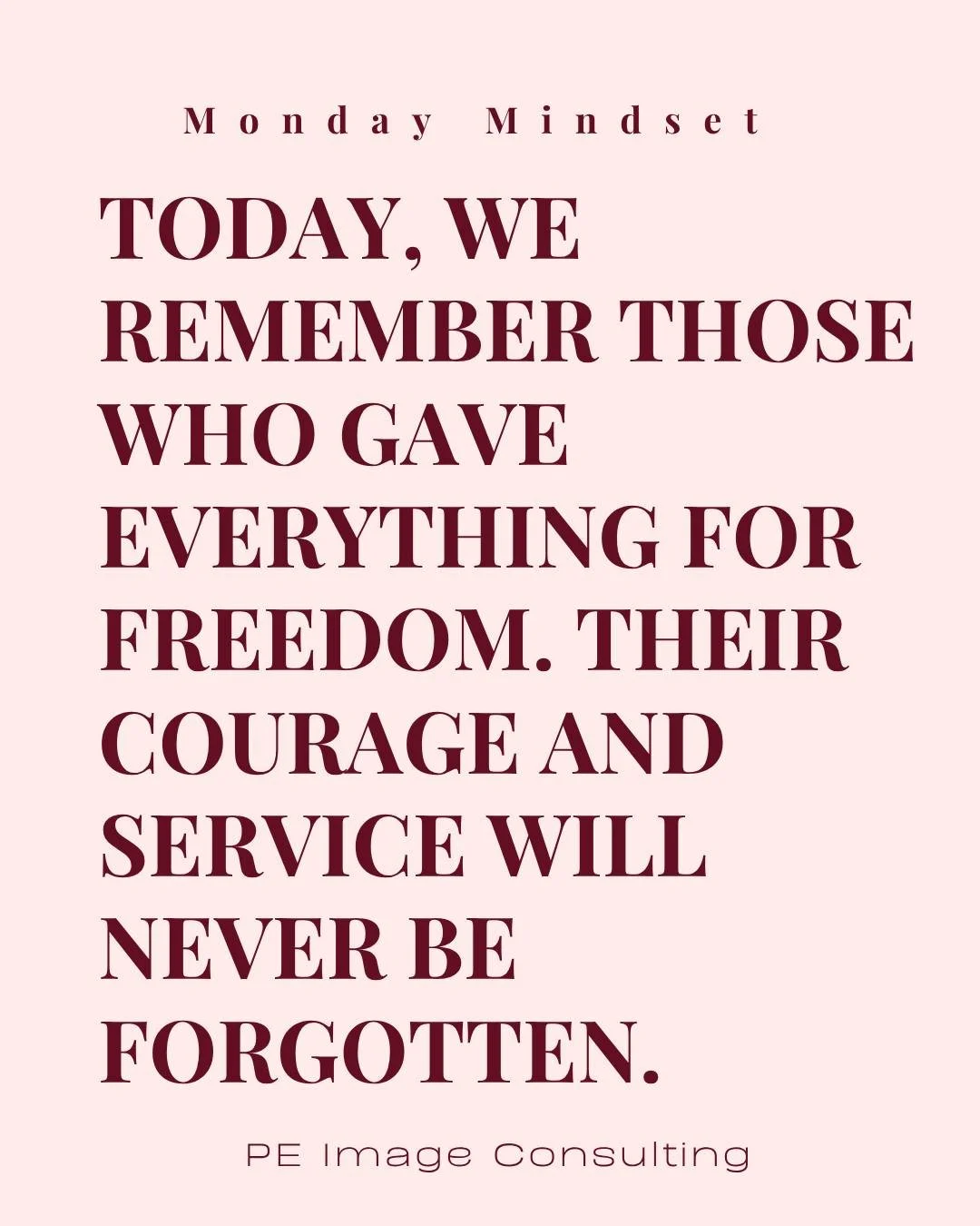 As a veteran, I understand the commitment that military service requires. The time away from loved ones and the sacrifice. While I am grateful for the opportunity to have served and returned home, today is about honoring those who did not.

Today, I 