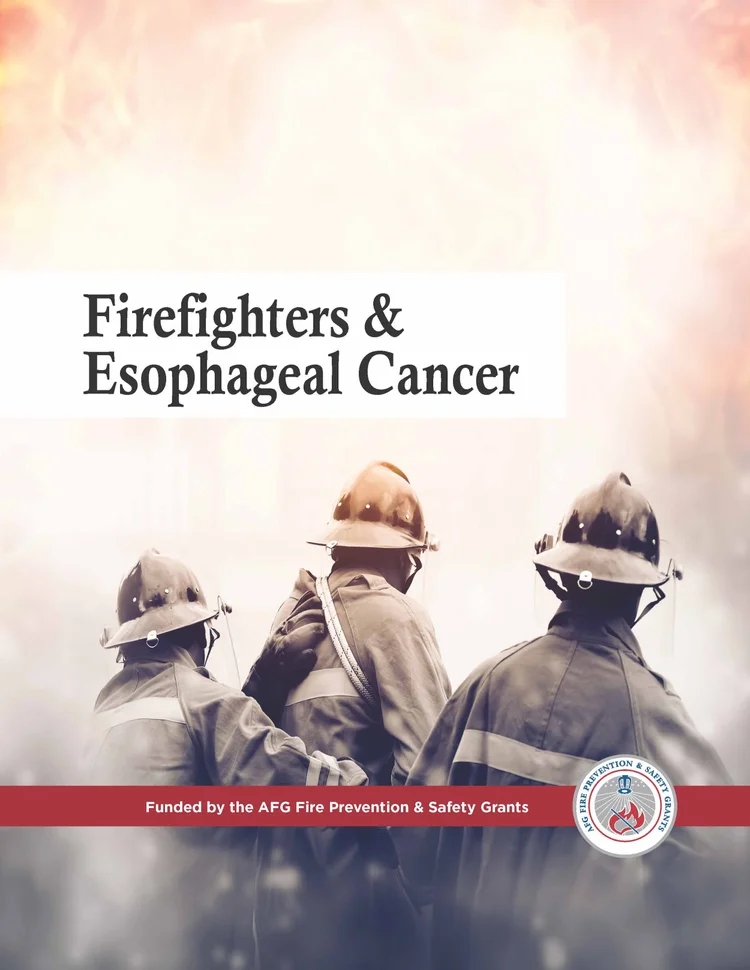 Cover of the Firefighters & Esophageal Cancer report