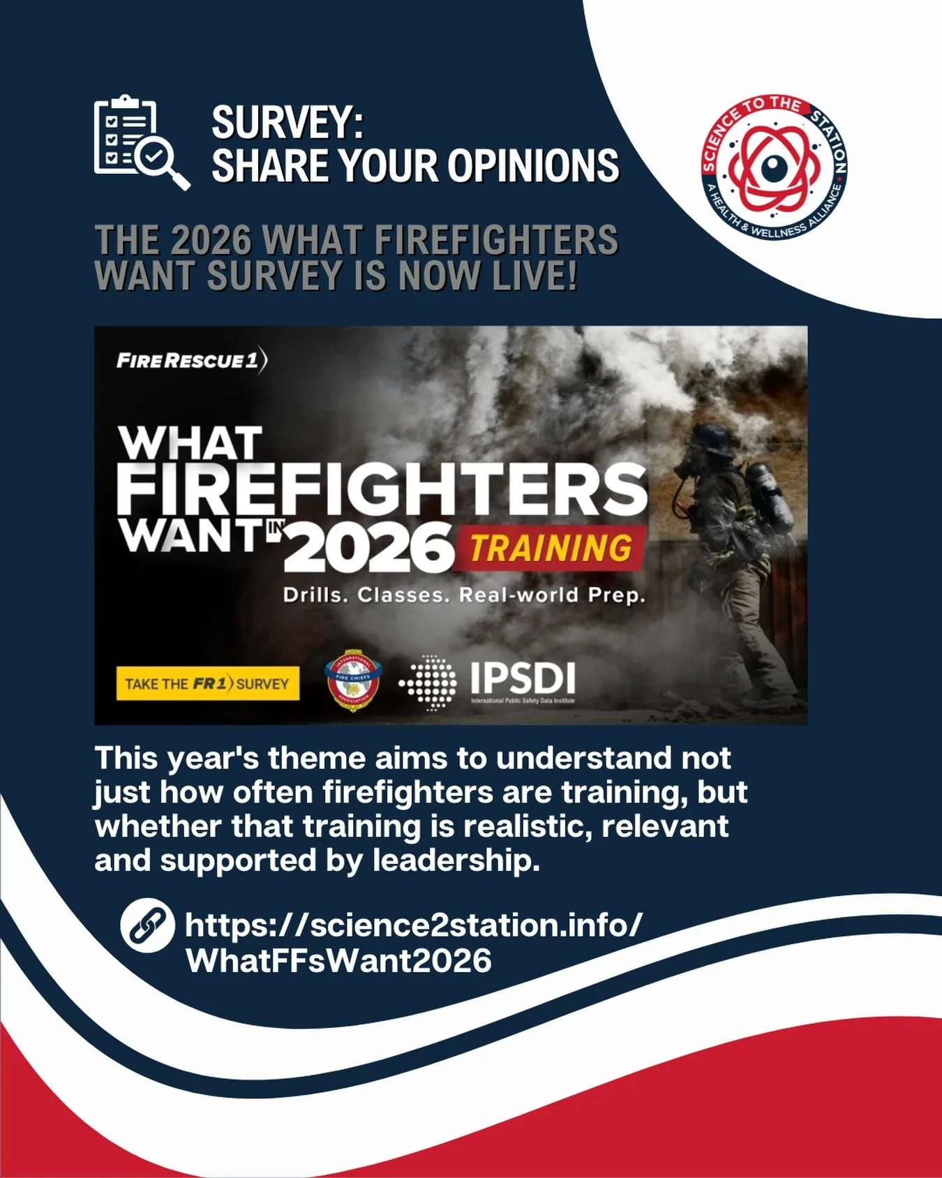 What Firefighters Want in 2026 &ndash; Training Survey

We talk a lot about training in the fire service. But here&rsquo;s the real question&hellip; 👉 Is it actually preparing you for the job?

This year&rsquo;s What Firefighters Want survey is digg