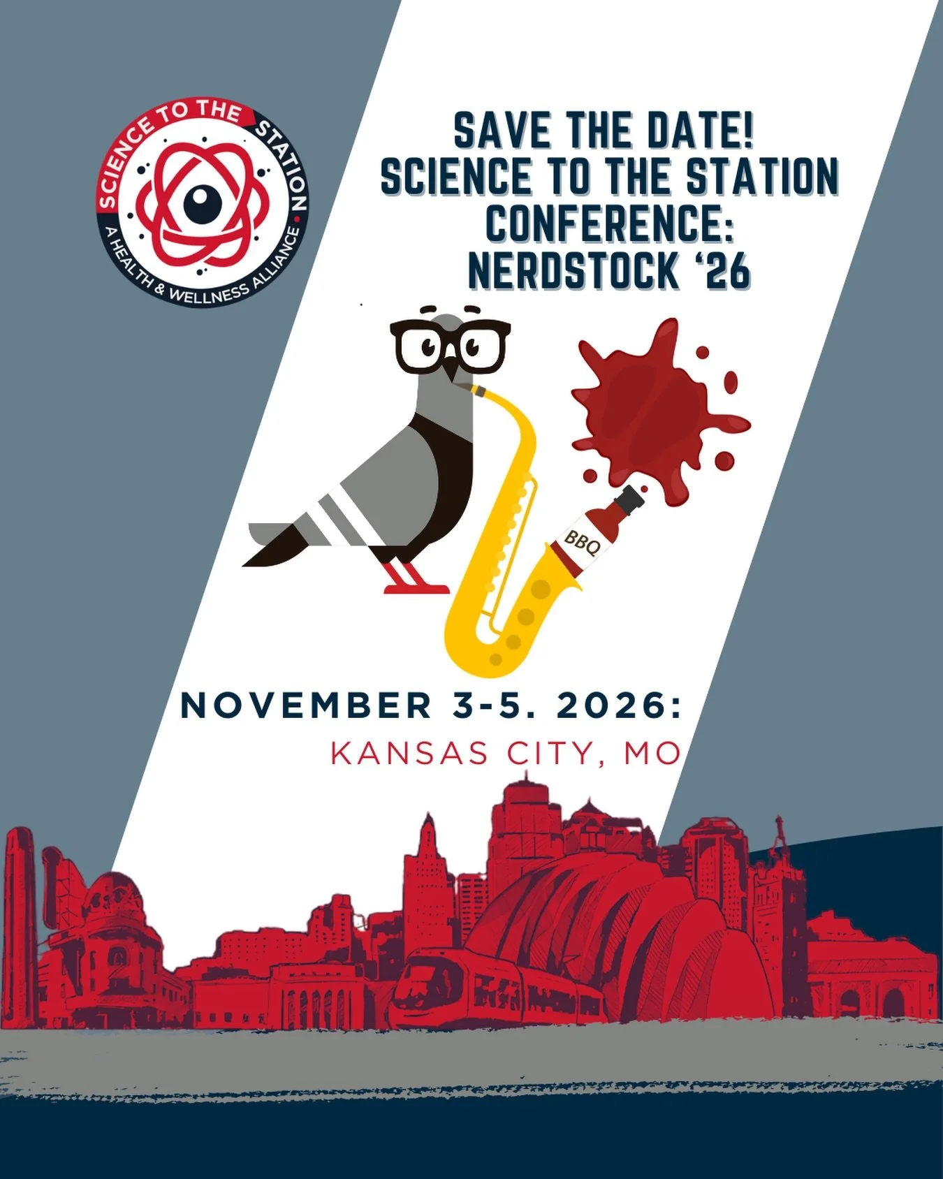 🚨 Save the date, nerds. 🚨 Science to the Station is heading to&nbsp;Kansas City&nbsp;for&nbsp;NERDSTOCK &rsquo;26&nbsp;and yes, it&rsquo;s going to be as gloriously nerdy as it sounds.
📍&nbsp;November 3&ndash;5, 2026 | Kansas City, MO

Why KC?
Bec