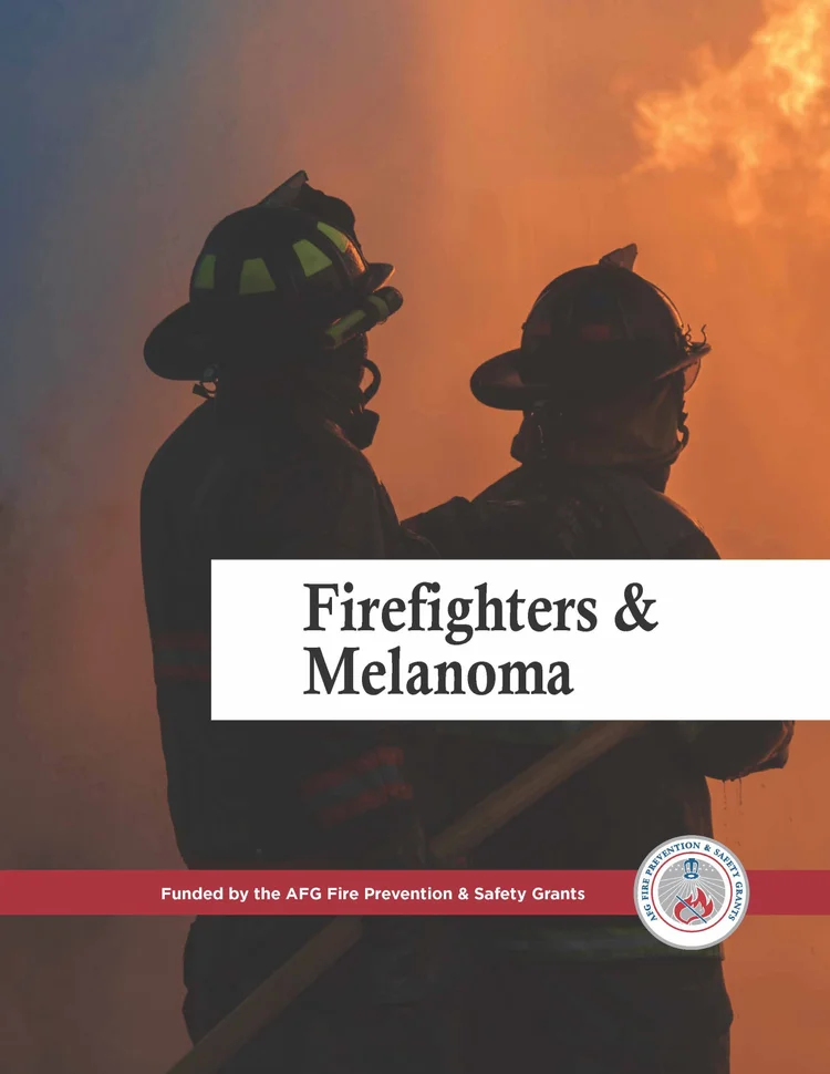 Cover of the Firefighters & Melanoma report