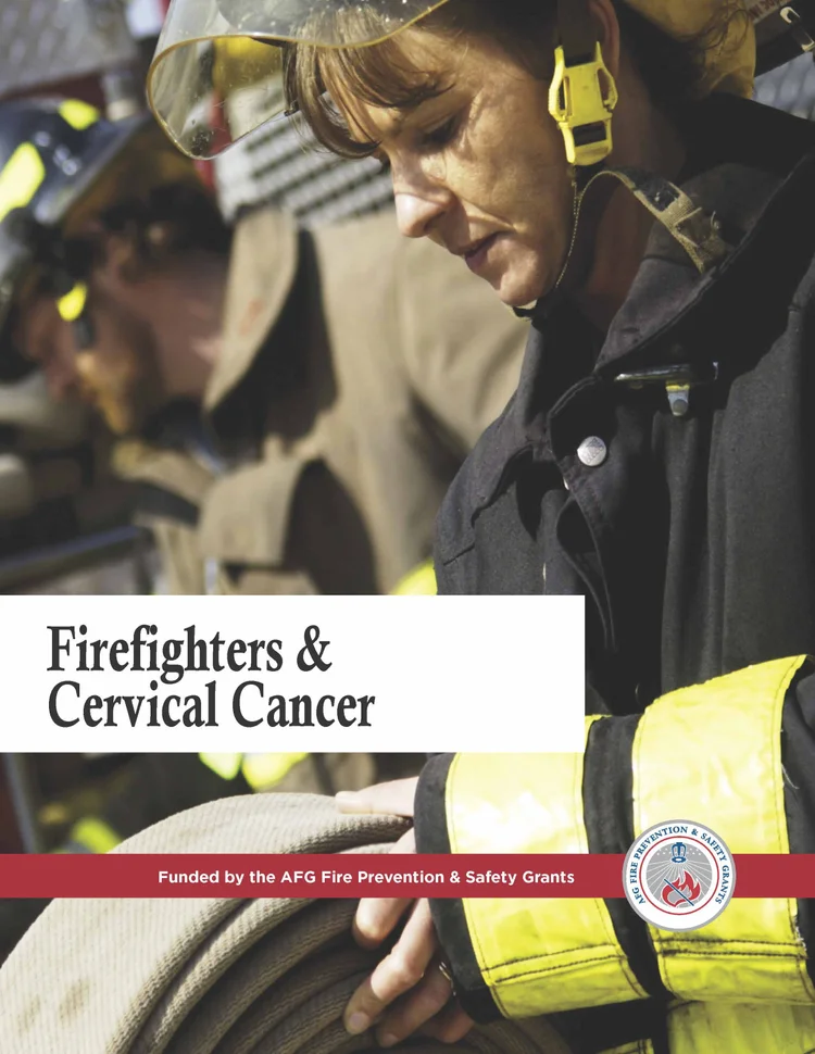 Cover of the Firefighters & Cervical Cancer report