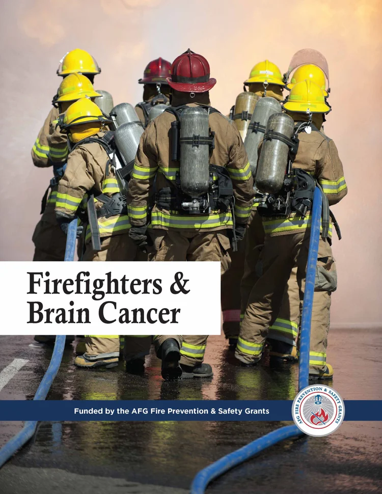 Cover of the Firefighters & Brain Cancer report