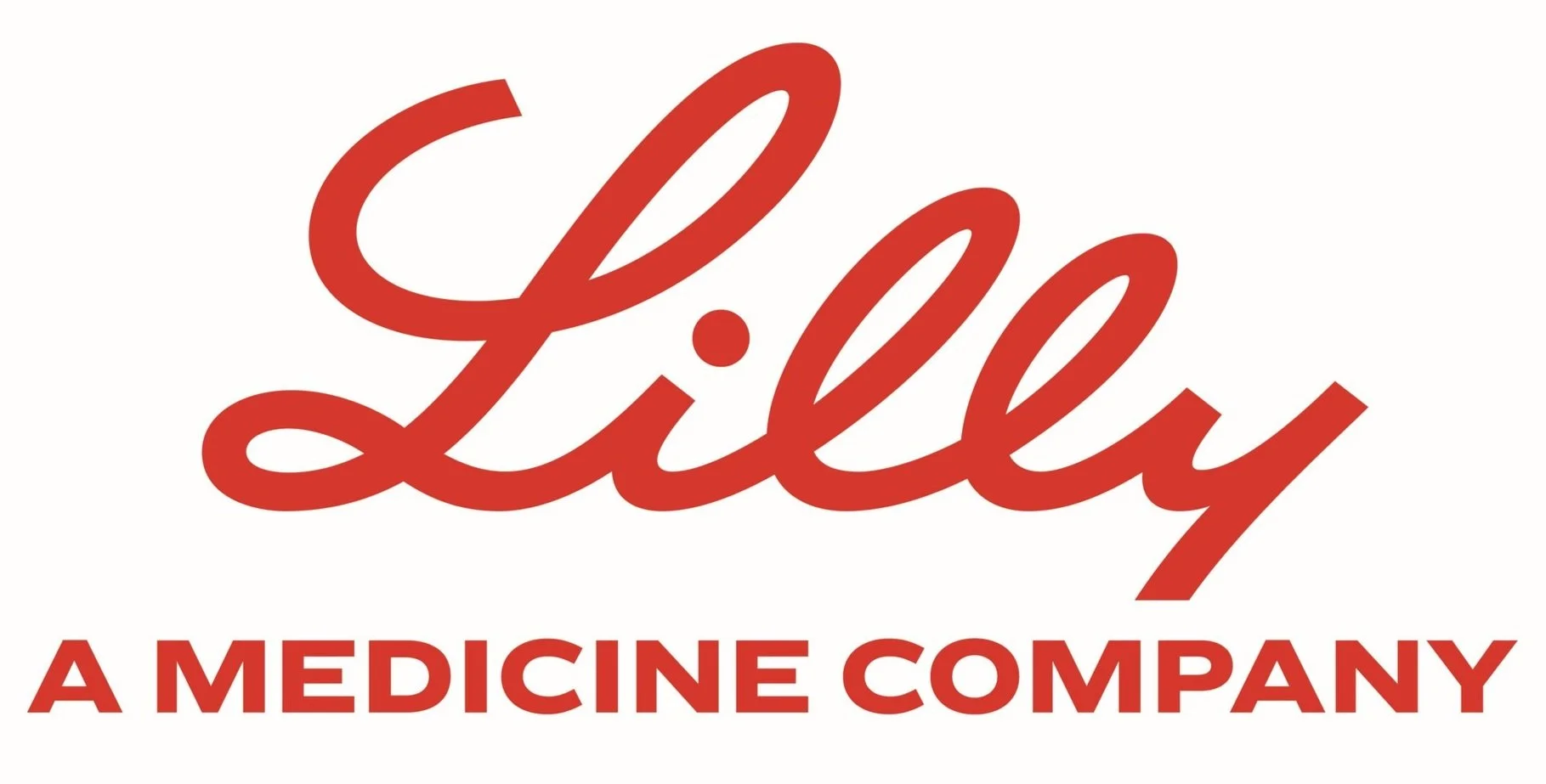 Lilly logo with the text 'A Medicine Company' underneath in red font.