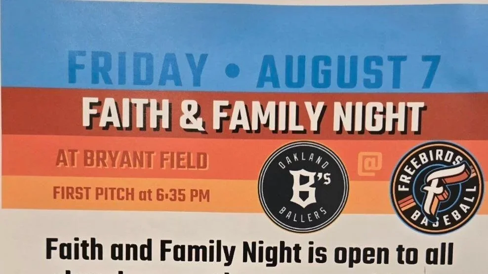 FreeBees Baseball Faith & Family Night