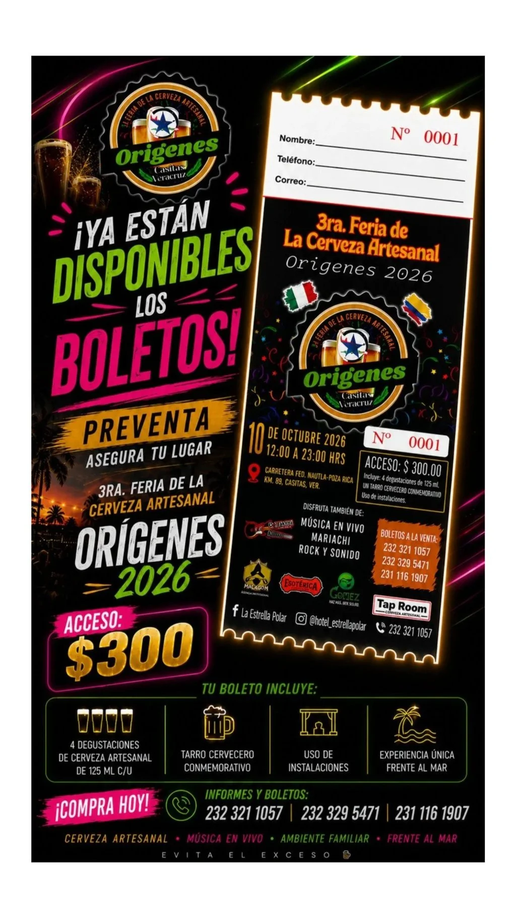 Feria de la Cerveza Artesanal Orígenes 2026