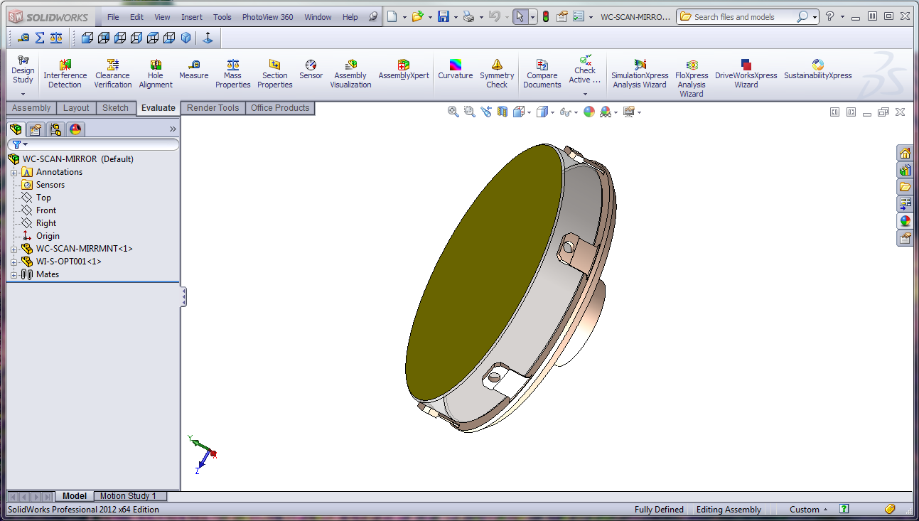 Optical Mount Design