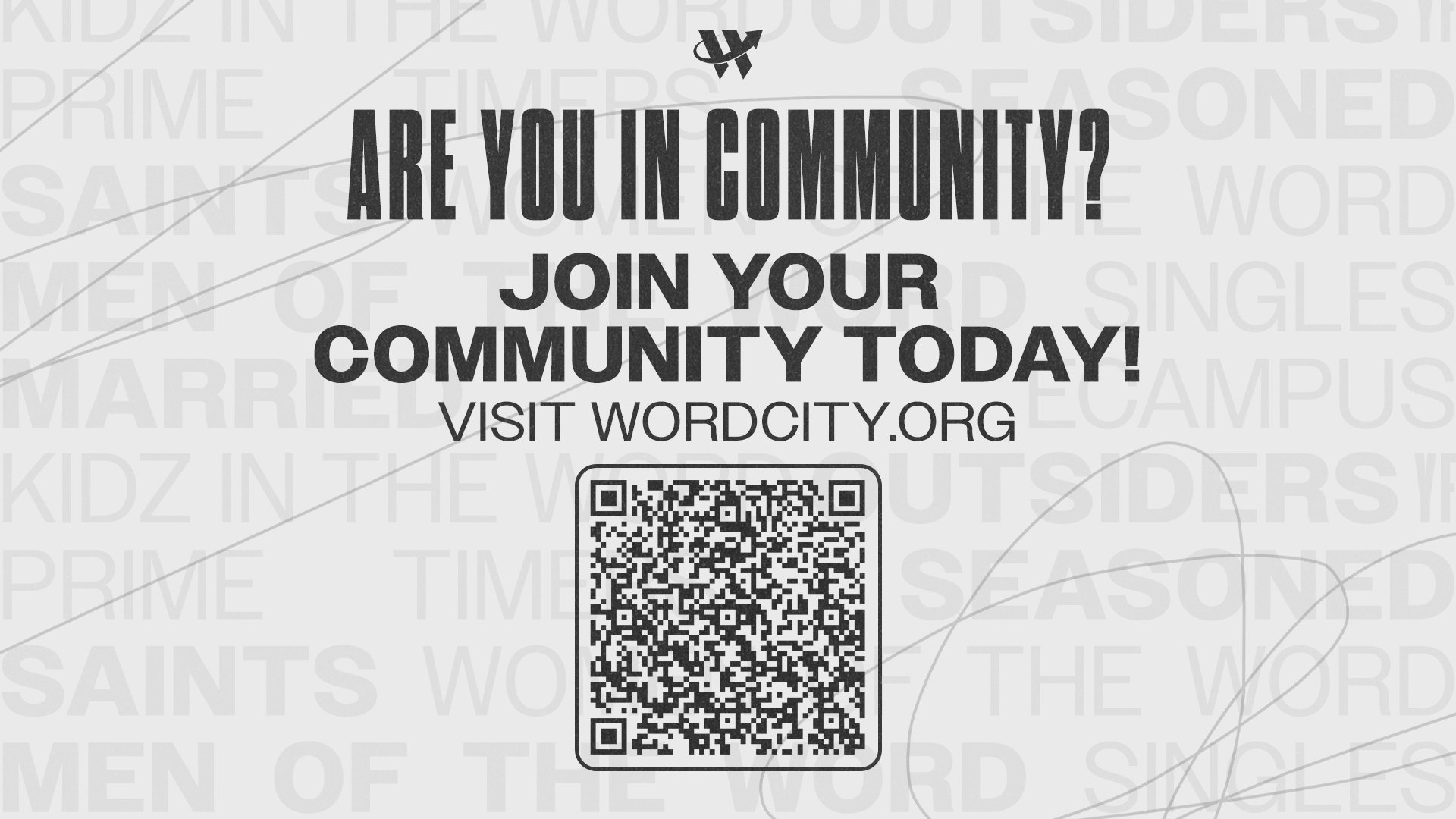 Are You In A Community?