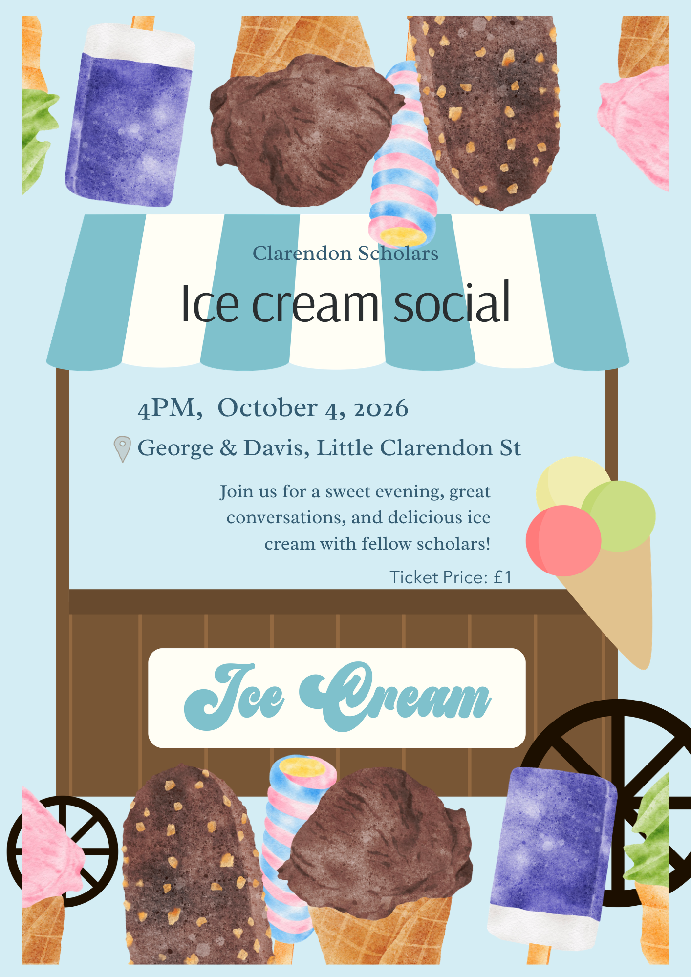 🍦Ice Cream Social with Clarendon!! 26FW🍨