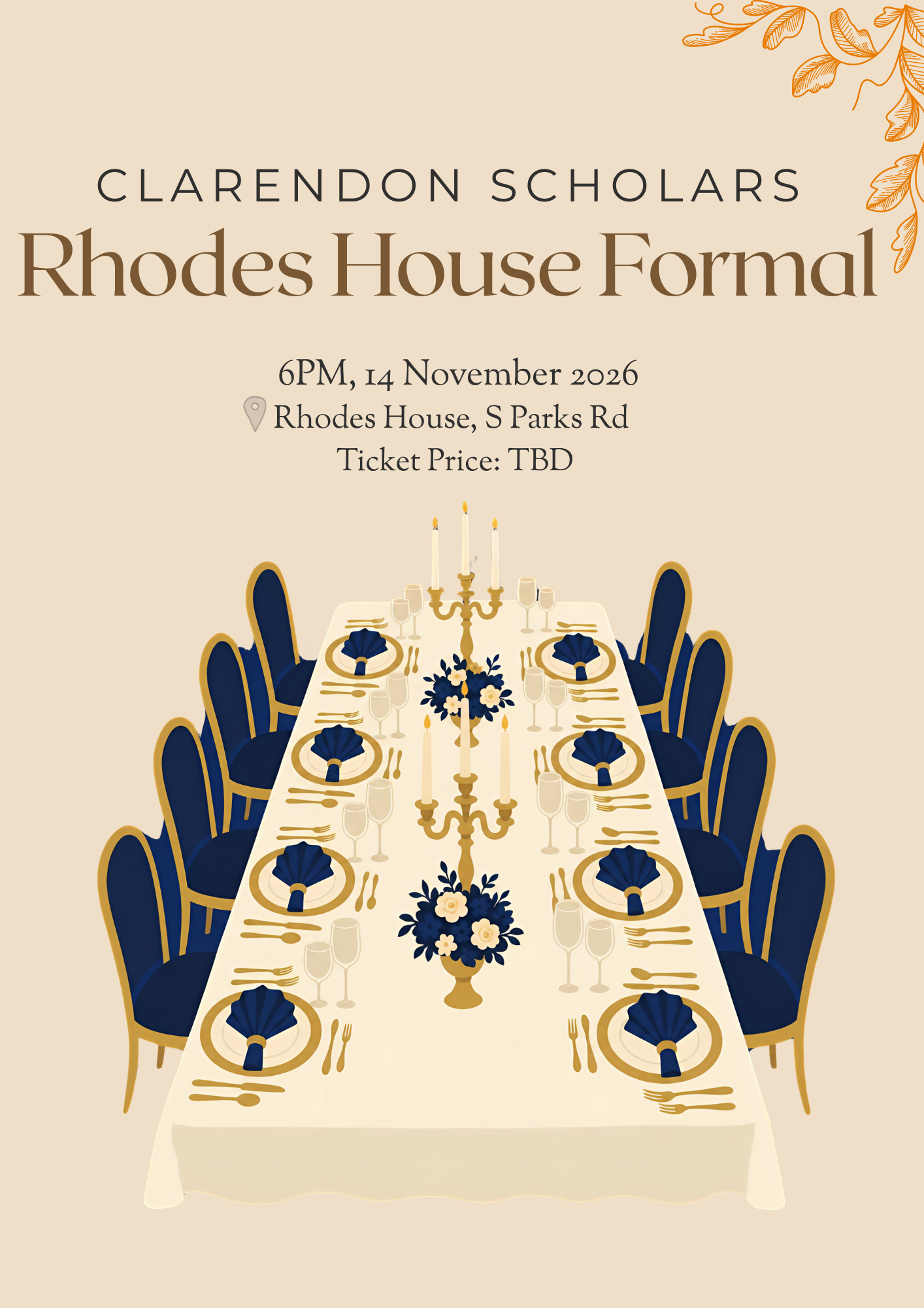 🏛️Rhodes House Formal 26MT🍽️