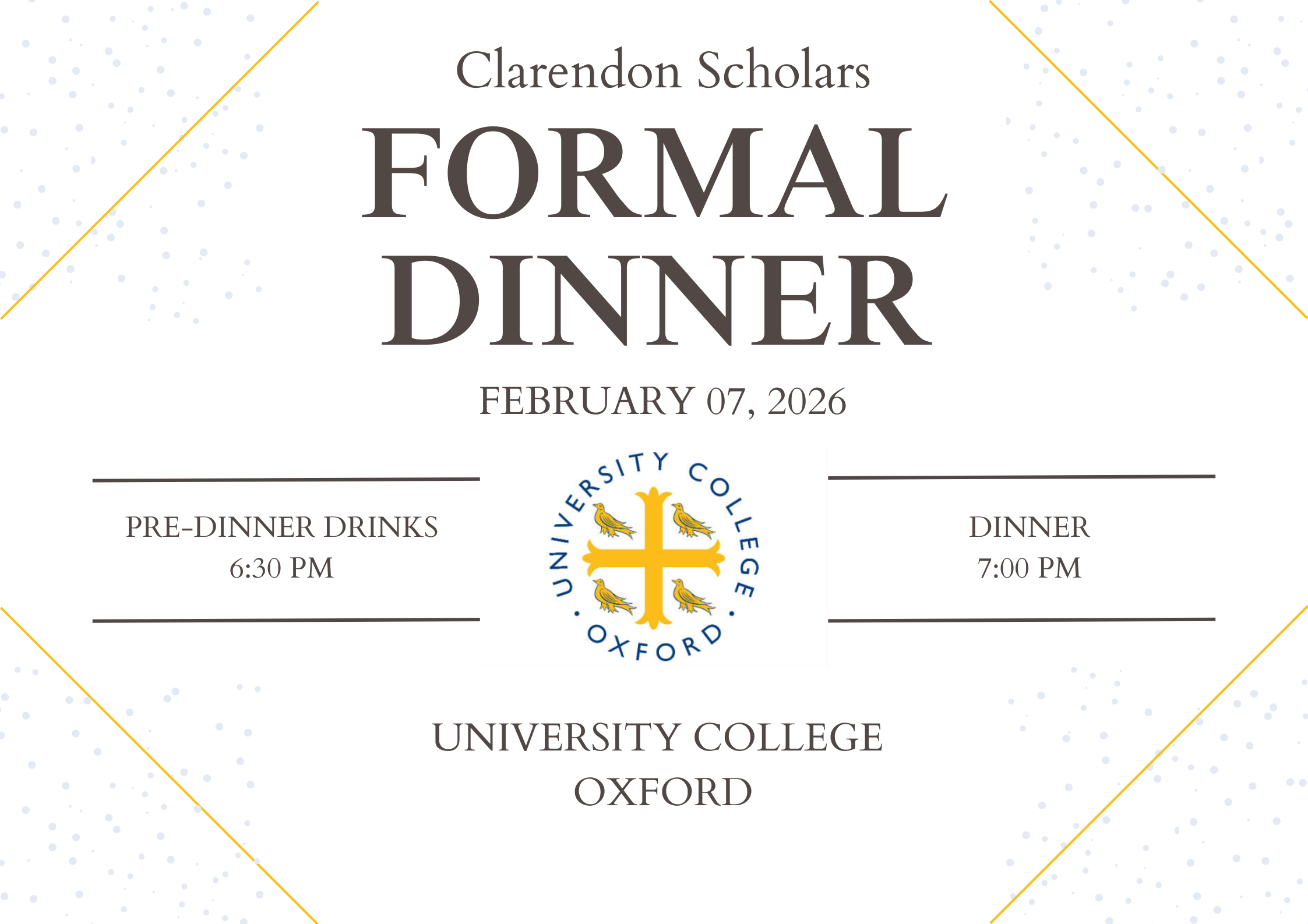 ✨University College Formal 26HT✨