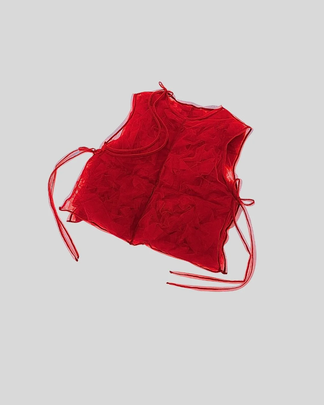 1.Ambra Fiorenza-Dream Vest-Red-Upcycled Tulle.jpg