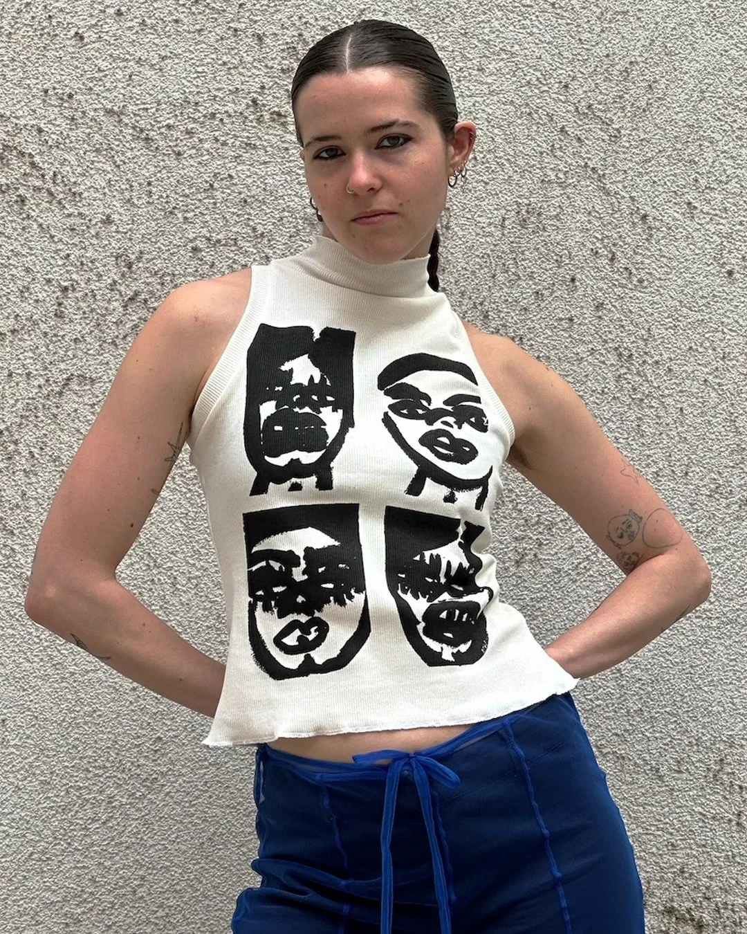2.Ambra Fiorenza-Stefan Burgelman Top Shrunken Heads White.jpeg