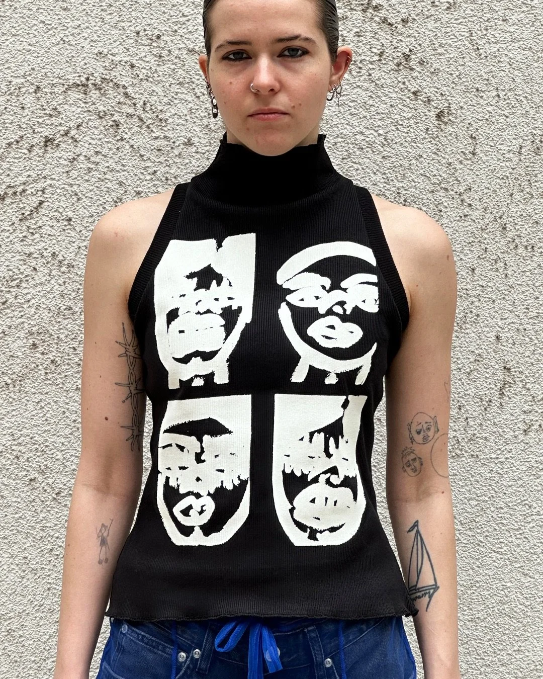 Racer Back Top Shrunken Heads