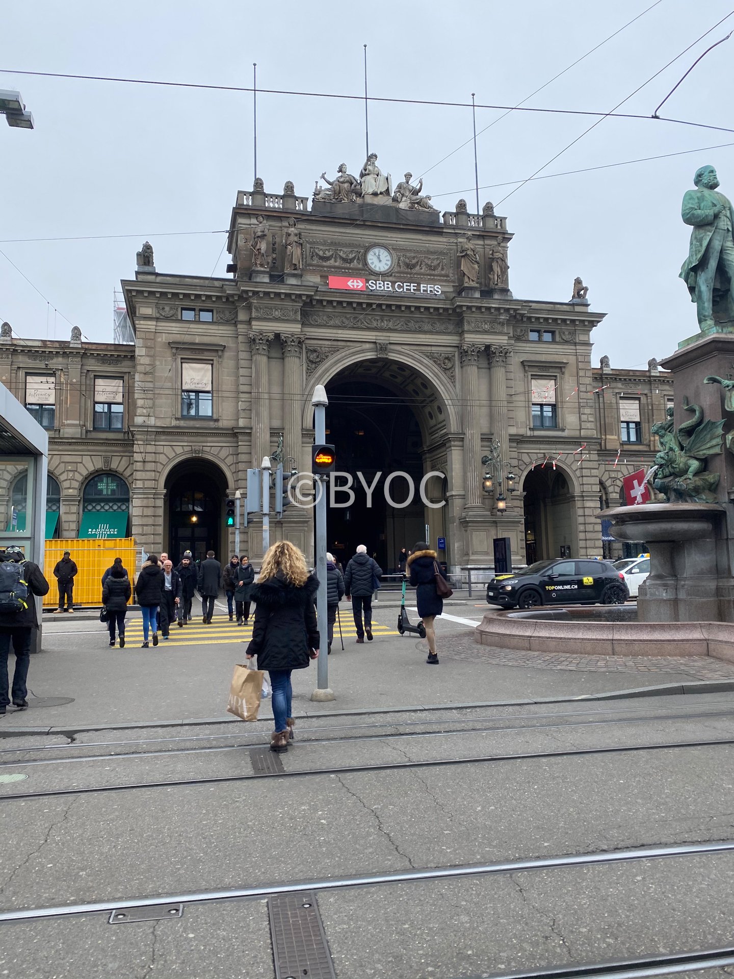 Zurich HB Train Station