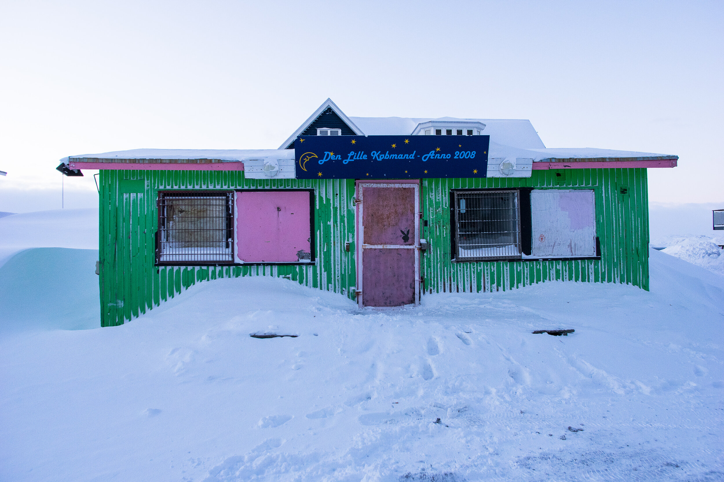 Colourful house Nuuk Greenland