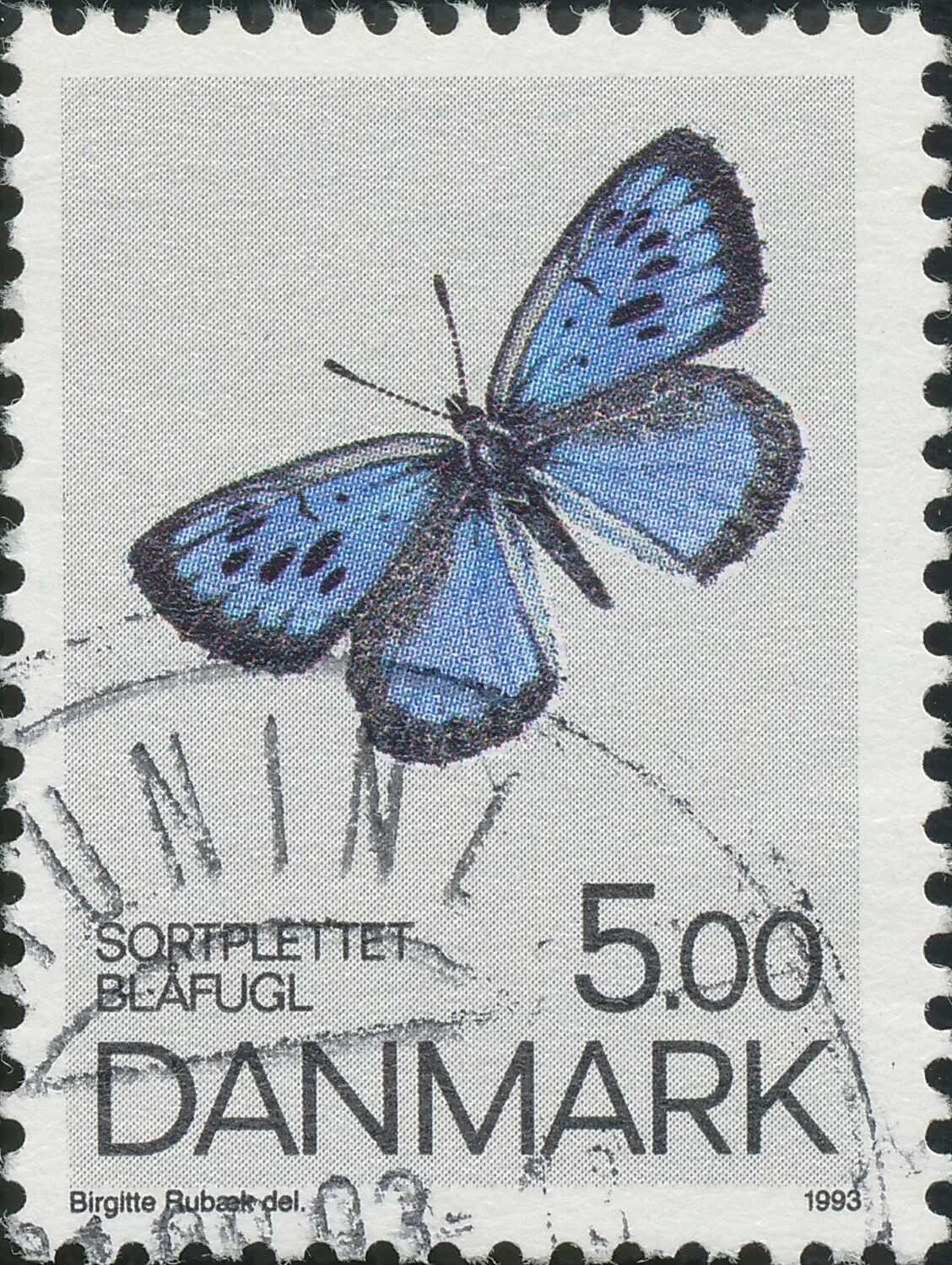 Series of Butterfly Stamps for Danish Postal service