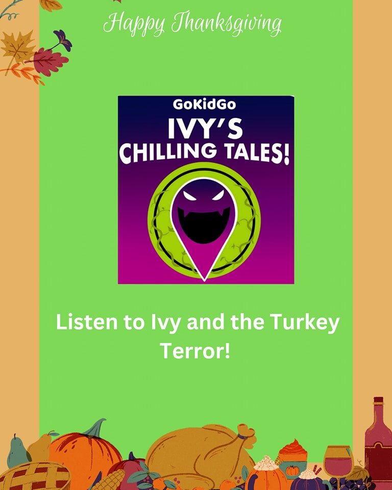 Happy Thanksgiving! 🍗🍗🇺🇸 We hope you all enjoy the family time! 

Why not listen to the brand new Ivy's Chilling Tales podcast that's dropped today? It's called Turkey Terror and is holiday themed! 

Listen on Apple, Spotify or wherever you liste