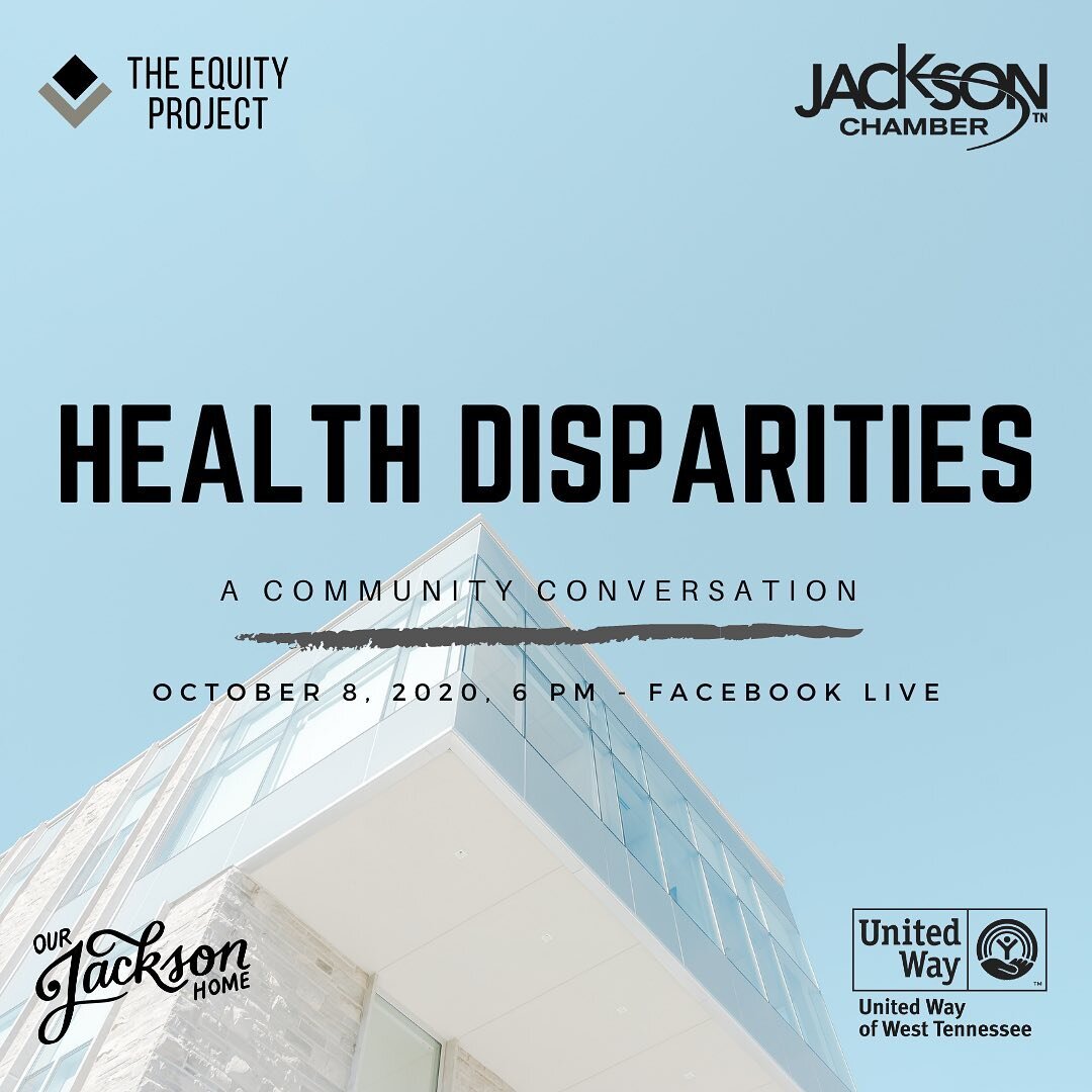 We&rsquo;re continuing our forum series with an important conversation on Health Disparities in our community. Tune in TOMORROW, October 6th, at 6:00pm on our Facebook page to join in.