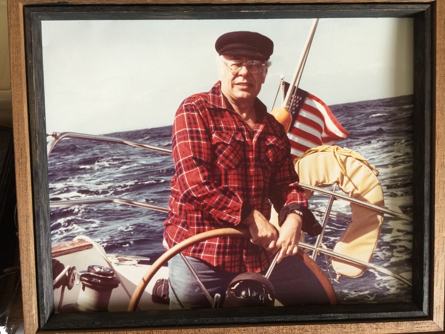 My stepdad, who I met when I was three and referred to as my dad, died 10 years ago. I think it was today. Maybe yesterday. I just remember crossing the border and when I did, all my calls came rolling in. That was July 5. His caregiver had left a vo