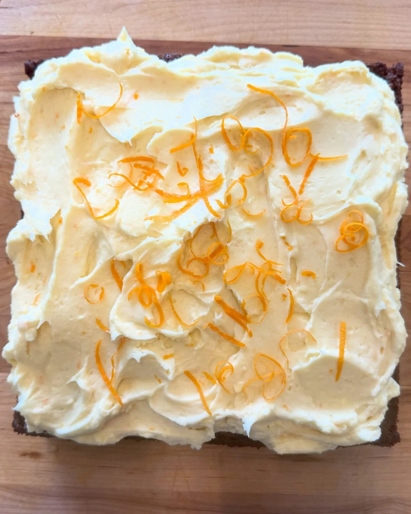 Nothing says Earth Day like a cake made with carrots pulled from Earth herself. This is based on my mom&rsquo;s recipe, with orange 🍊 cream cheese icing, which I made throughout my childhood. I tripled the amount of carrots. 🥕 yes, an Earth cake if