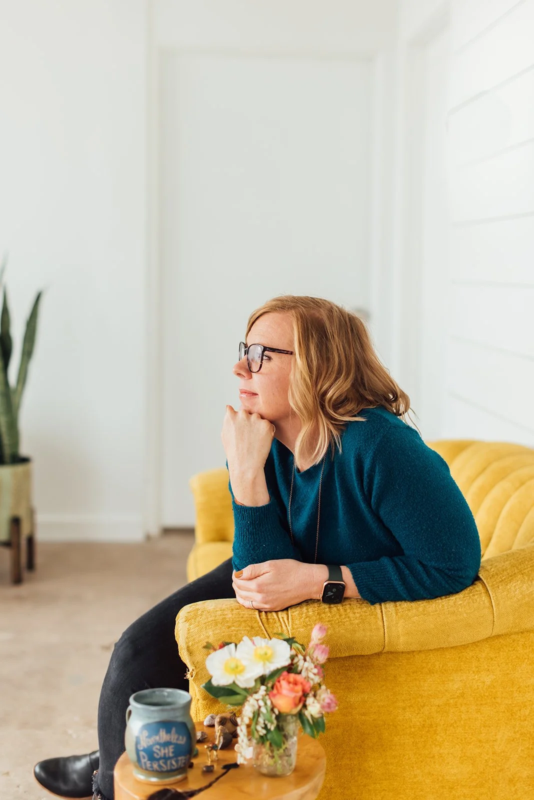 Julie Ciecior, a female therapist in Boulder, CO, that specializes in mediumship and spiritual therapy for women and other therapists.