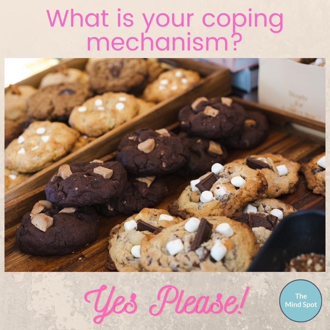 WEBSITE: We use cookies to improve performance.
ME:  Same.

What is your coping mechanism when life gets tough? Need help finding the right tools to improve performance? Our counselors can help. The Mind Spot - counseling for pre-teens, teens, young 