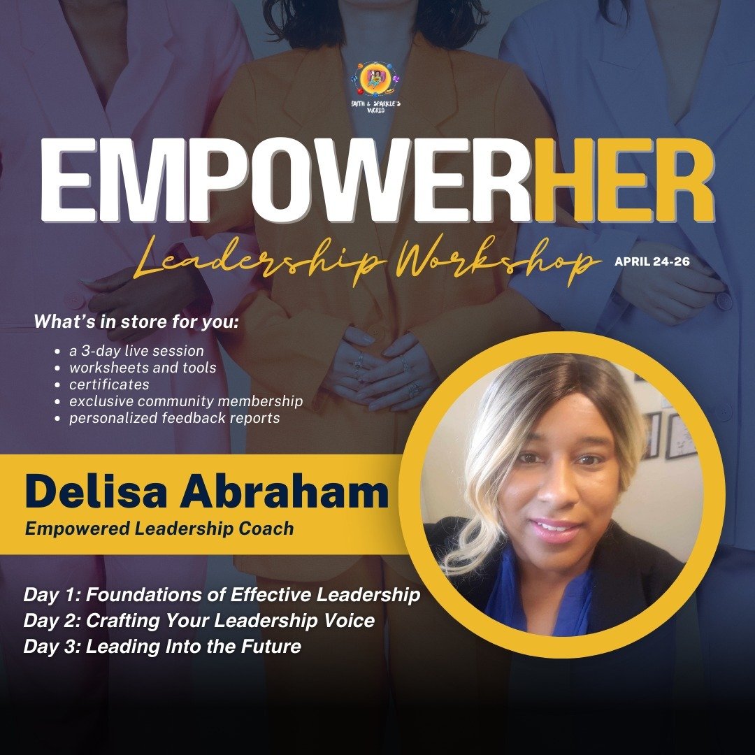 Thanks to all the incredible #WomenLeaders who registered for the EmpowerHER Workshop! I am so excited about this wonderful, empowering event! 

P.S. Only a few slots left! DM me if you're a woman in business, coaching, leadership position, or start-