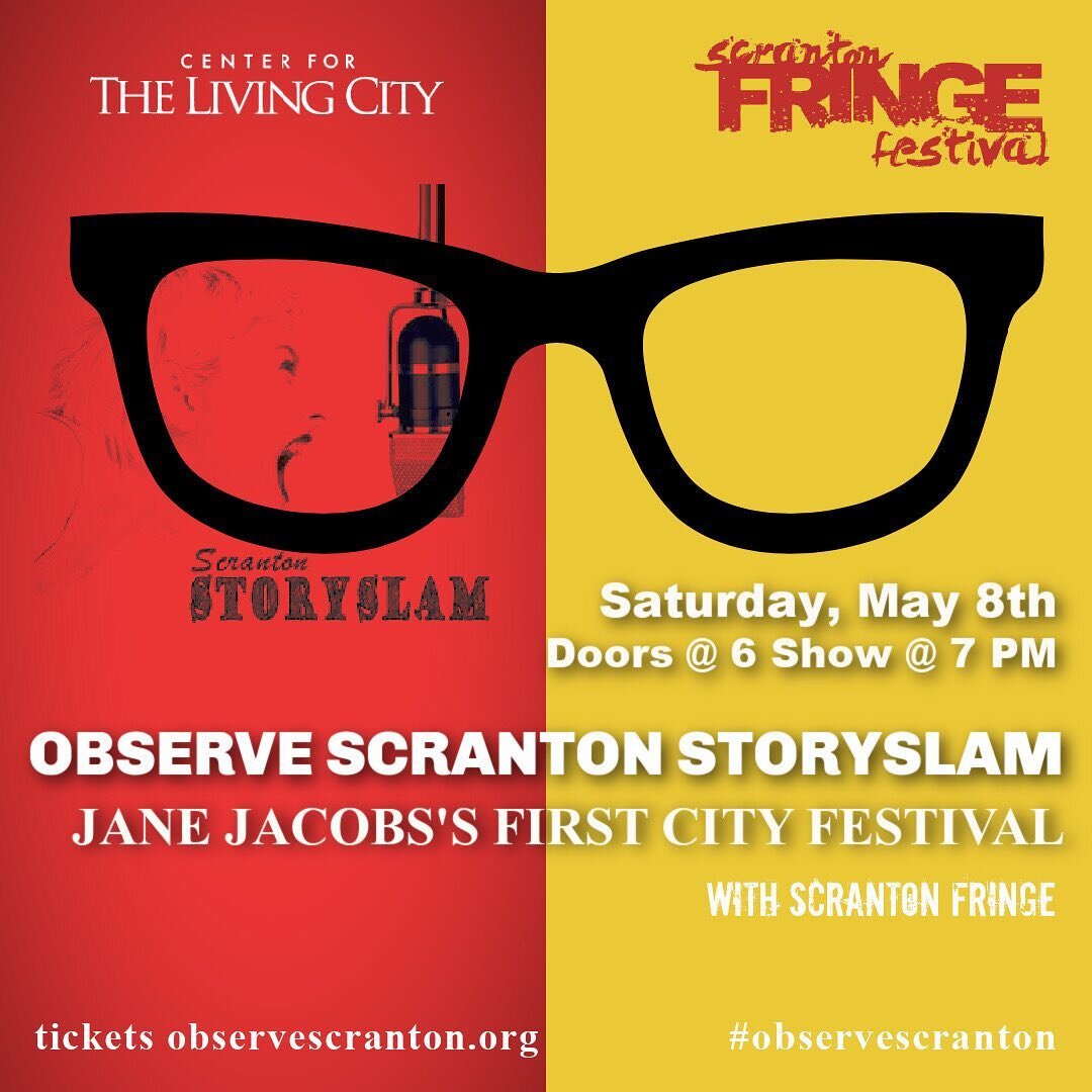 @scrantonfringe is hosting an outdoor Observe Scranton StorySlam Saturday, 5/8 at the @radissonlackawanna 

Doors at 6. Show at 7pm. Ticket link in bio and observescranton.org . Limited ticket sales at the door. Dress warm. The outdoor area is covere