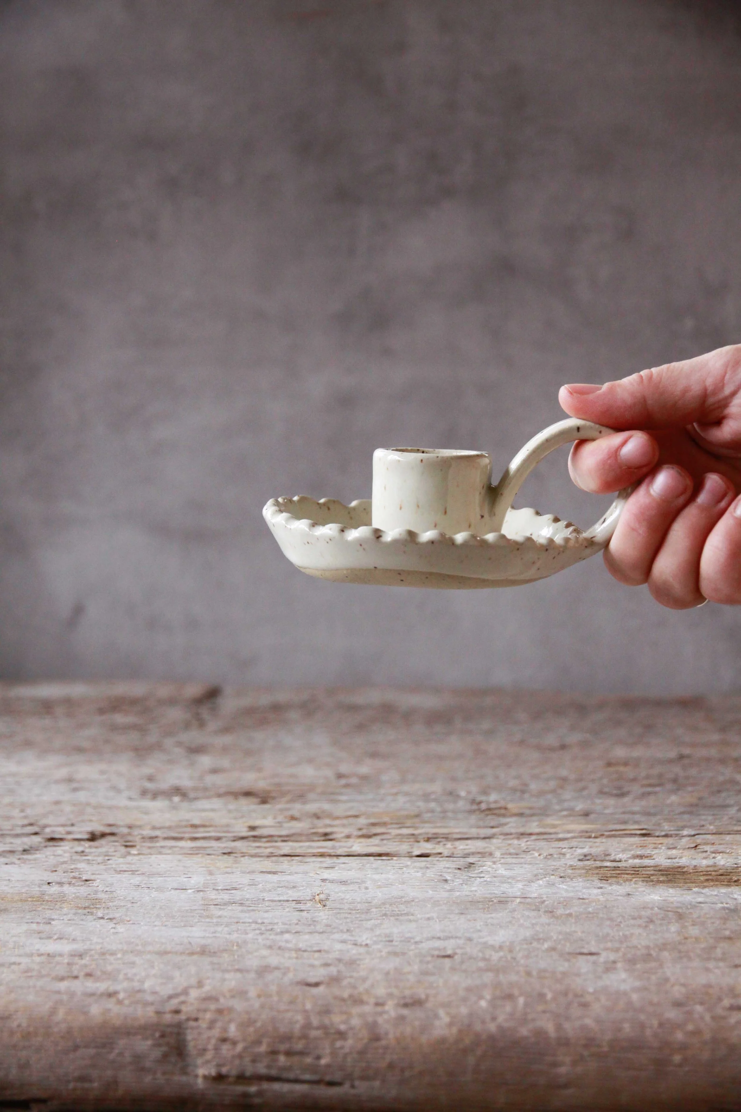 candleholder |  seafoam