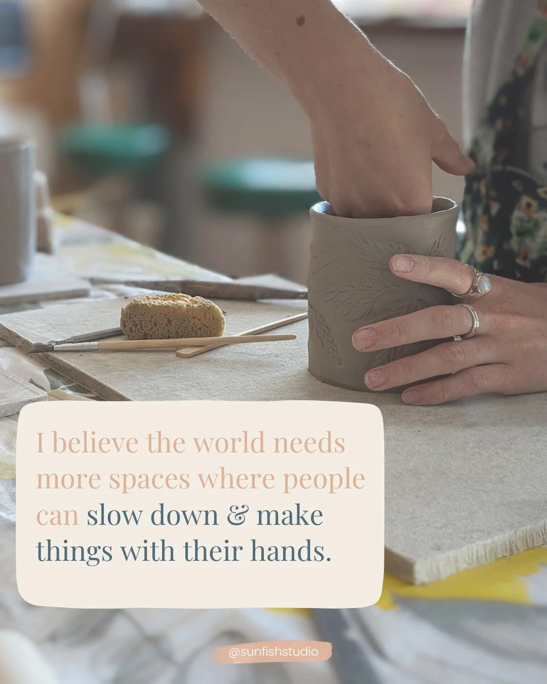 And dear maker, I think you're likely a person who can create those spaces!

It's also why I made Wondrous Workshops, a group program to support makers and artists to design and lead thoughtful creative gatherings/workshops/events.

Doors are opening