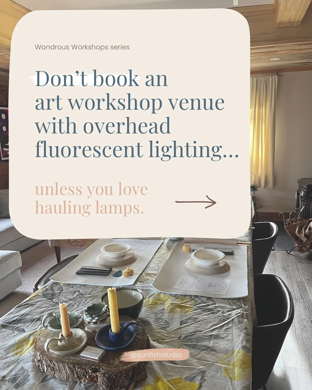 💡Lighting came up a LOT when I asked you what about a venue makes you feel at ease as a guest. 

So here&rsquo;s my simplified and cheeky take on the type of lighting that makes me want to cringe and hiss..

It&rsquo;s also the first in a series I&r