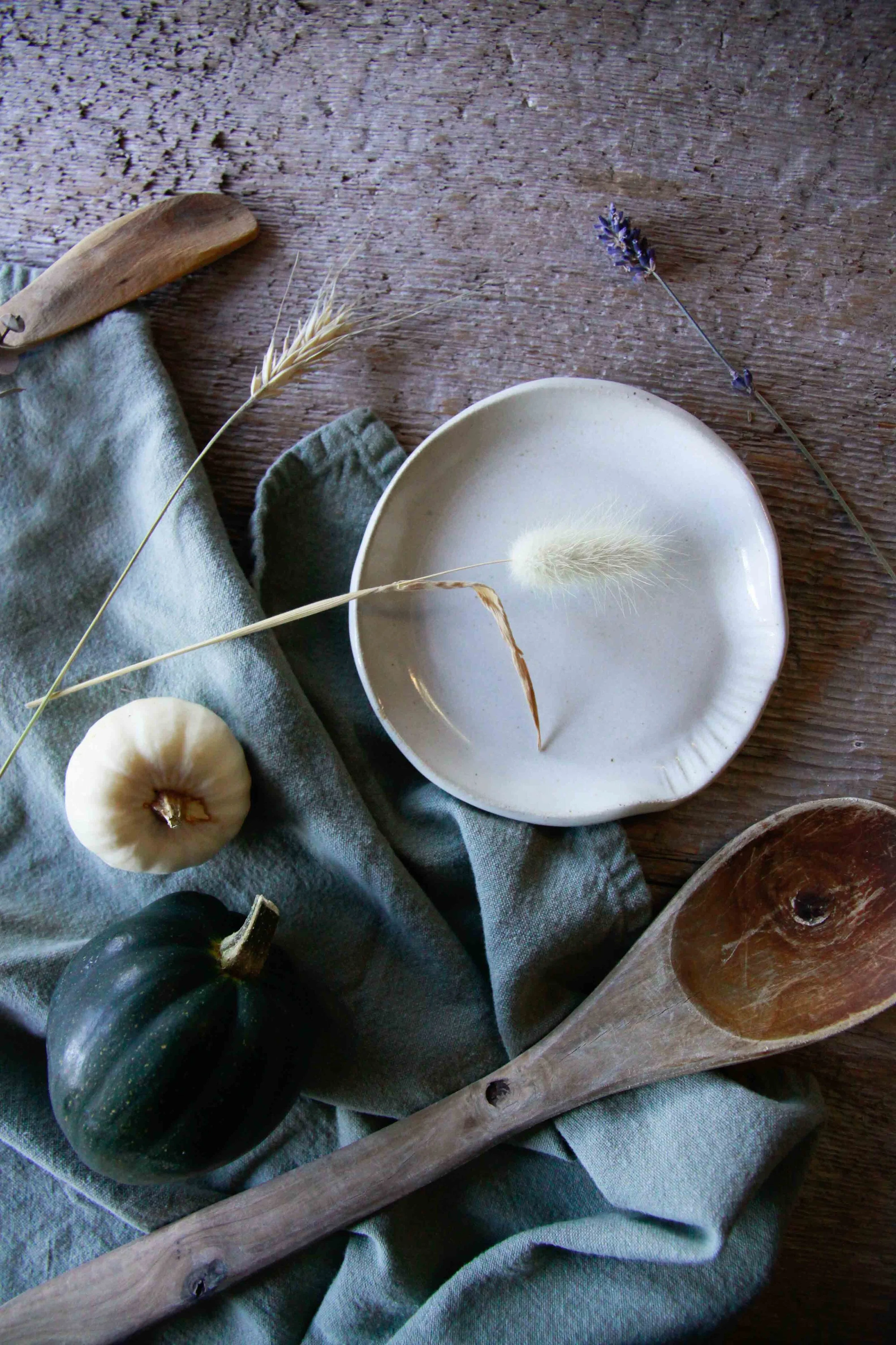 spoon rest | small | seafoam