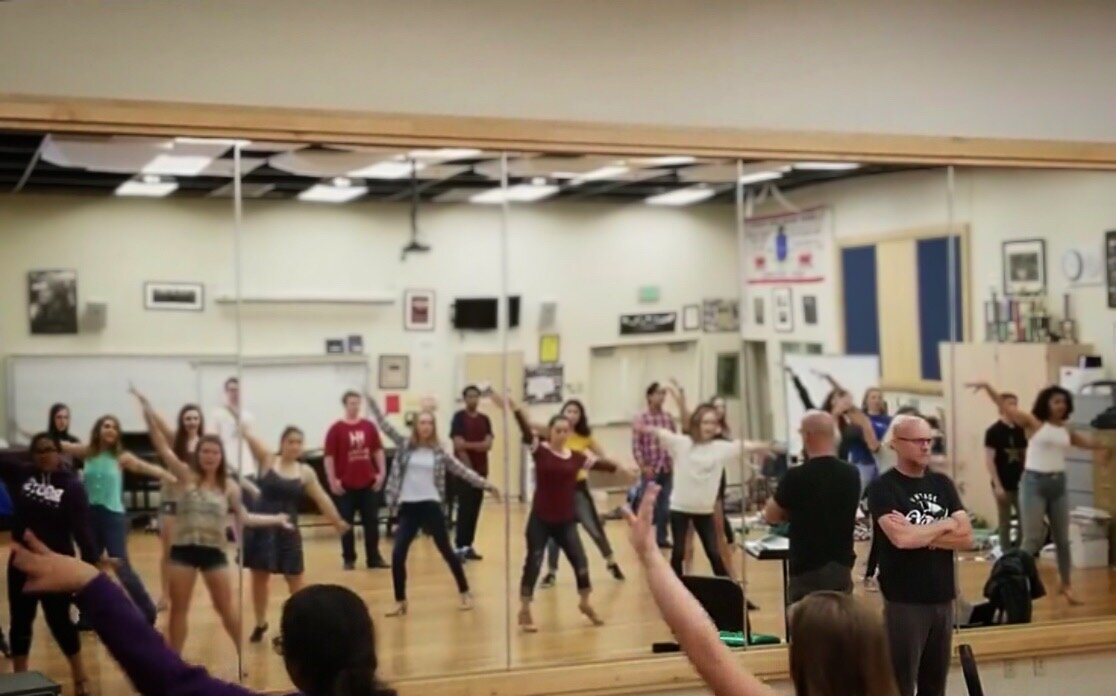 Rehearsals with Davis Jazz Choir