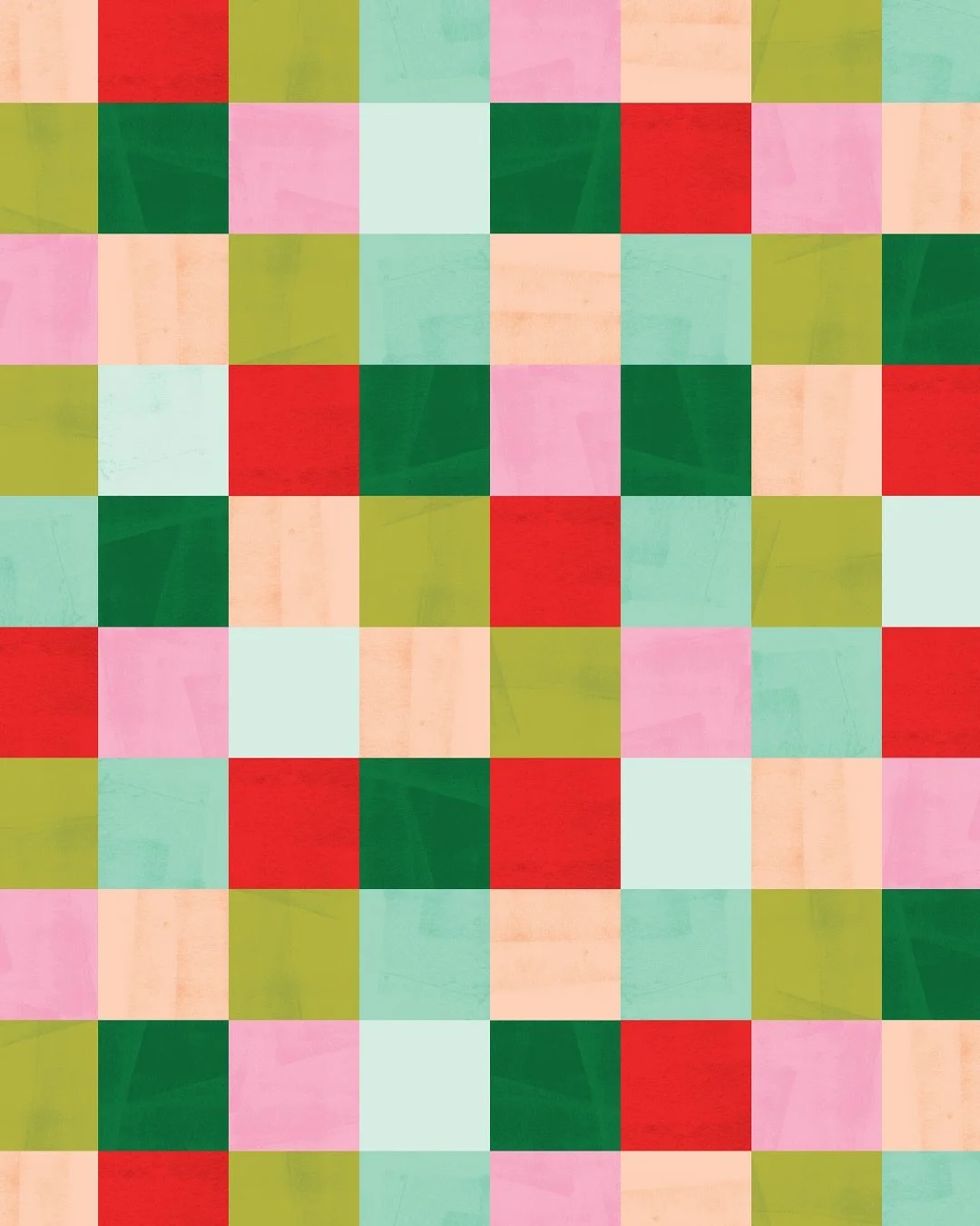 Say hello to this merry mash-up of my patterns and textures for my 2025 Holiday Collection. This collection is a love letter to pattern, color, and festive cheer. Think: swirling marbled textures, modern botanicals, and playful checks that are all de
