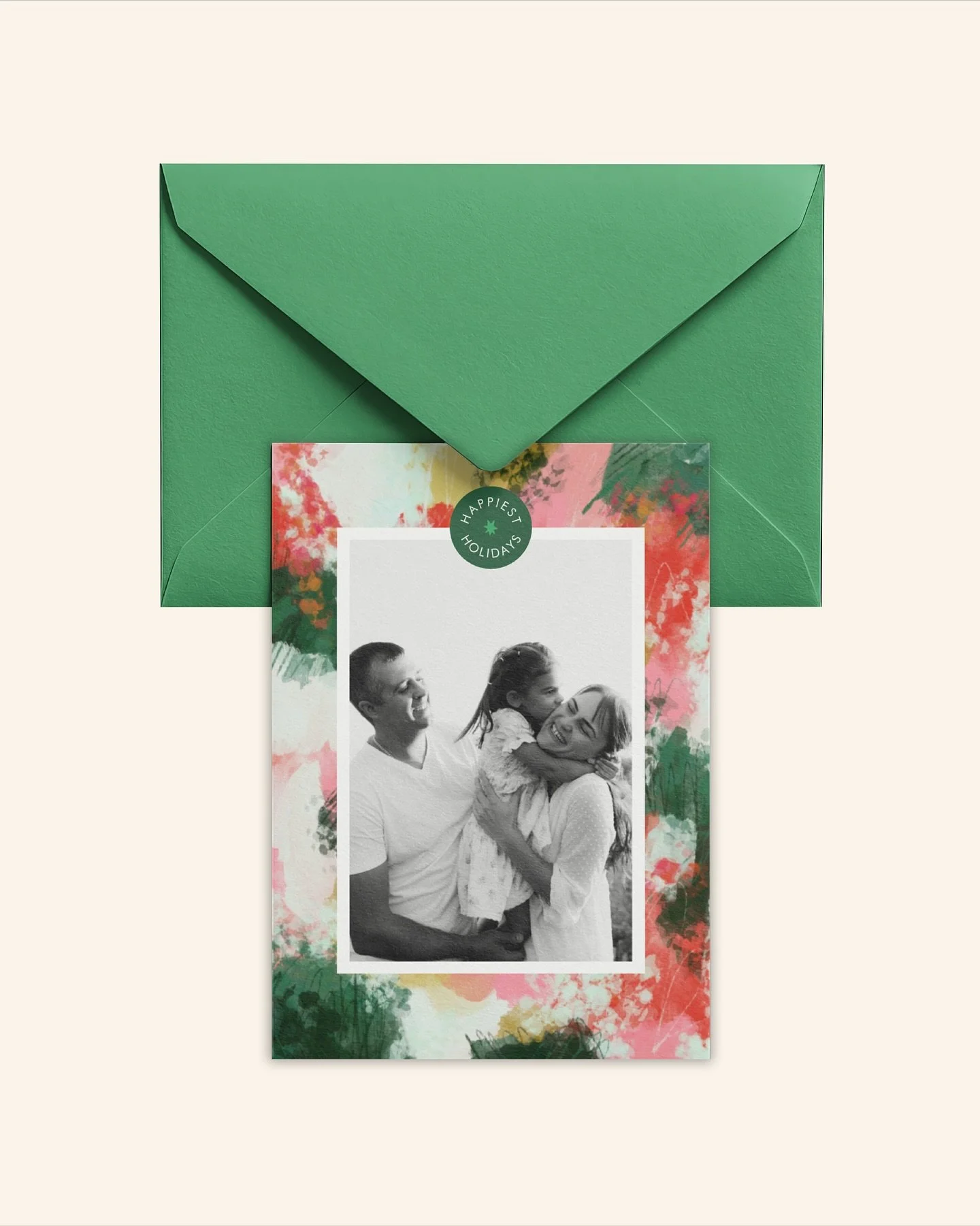 Here&rsquo;s your friendly reminder that holiday cards don&rsquo;t have to be boring. I already gave you a peek at the full holiday card collection, but I couldn&rsquo;t resist spotlighting these first.

Say hi to the Abstract Cheer Collection. Its b