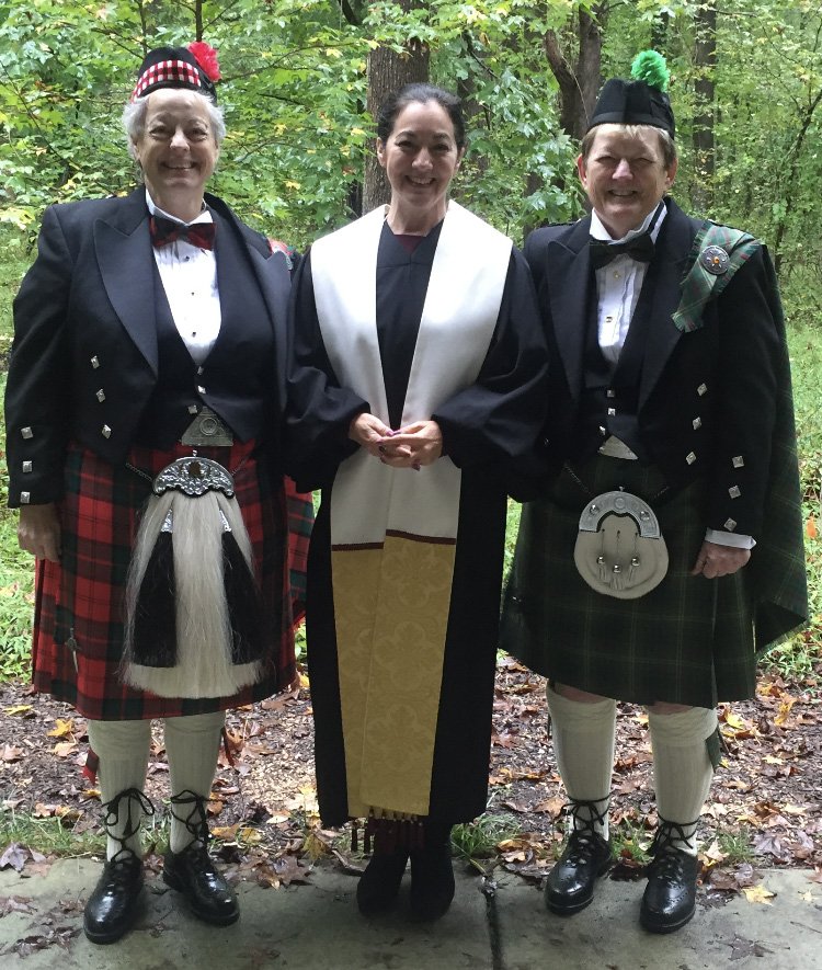 Rev Karen Gray with Brides in Kilts.jpeg