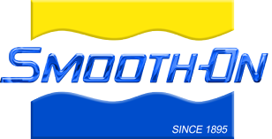 Logo for 'SMOOTH-ON' in blue letters and a yellow top, with a blue label stating 'Since 1895'.