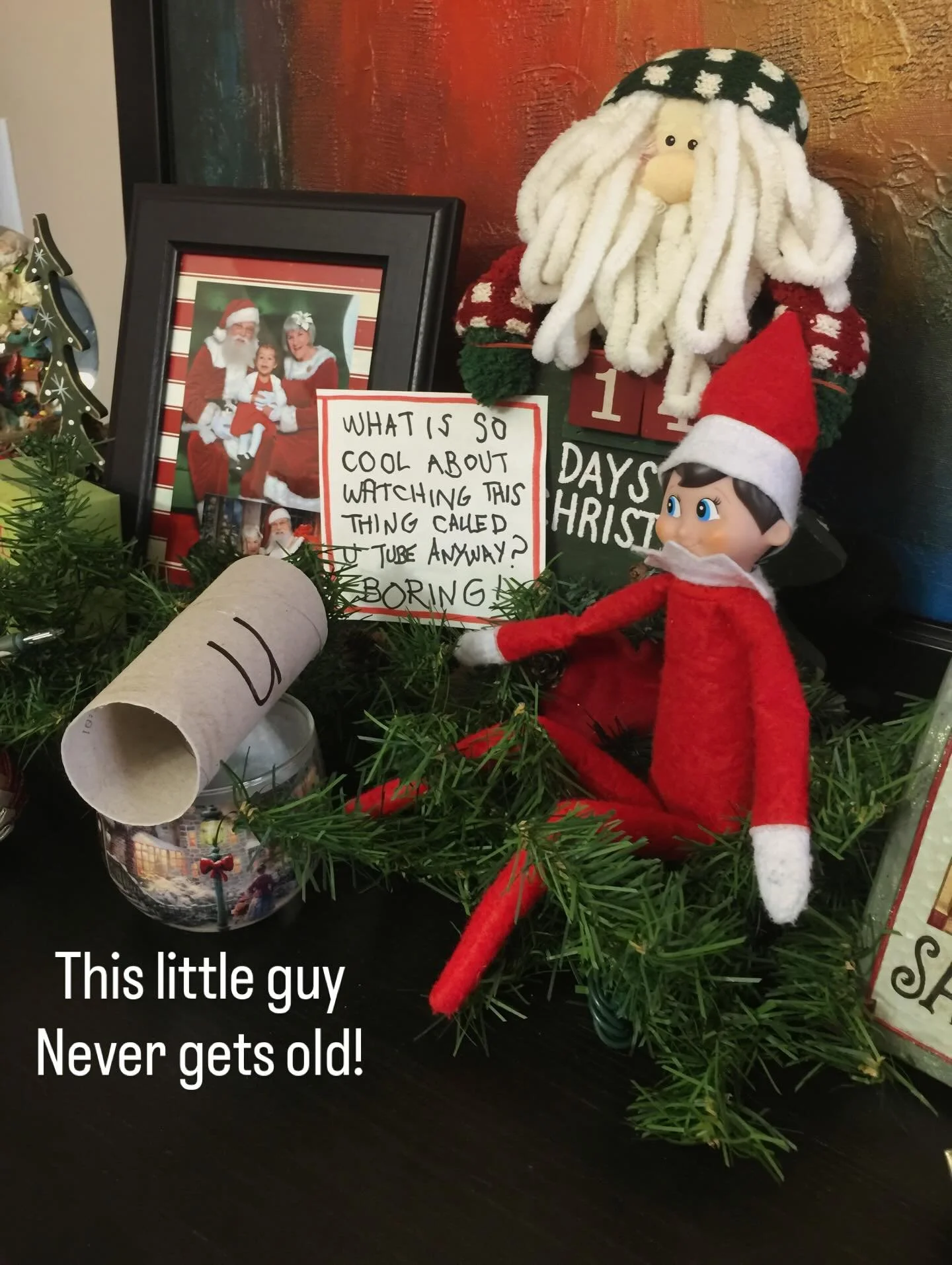 This little guy started 8 years ago, funny always! #merrychistmas #stevestonvillage #stevestonpurewater