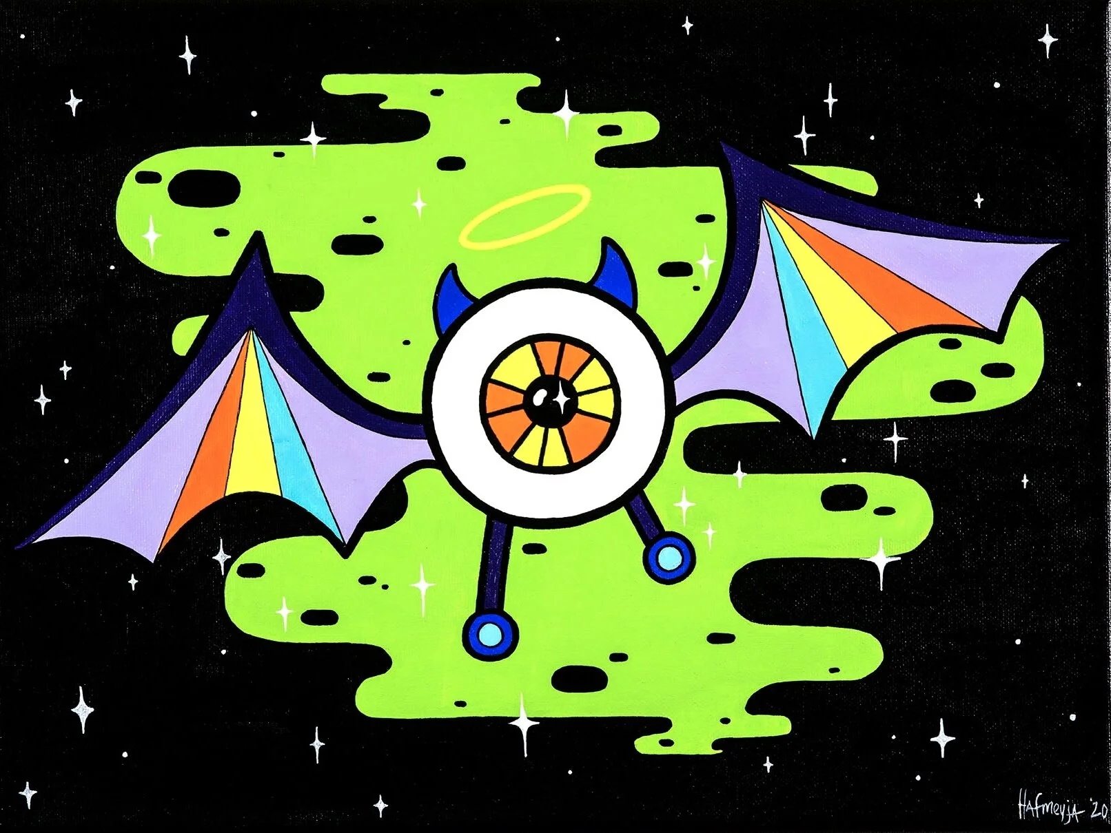 "Sweet poison" 30x40 cm