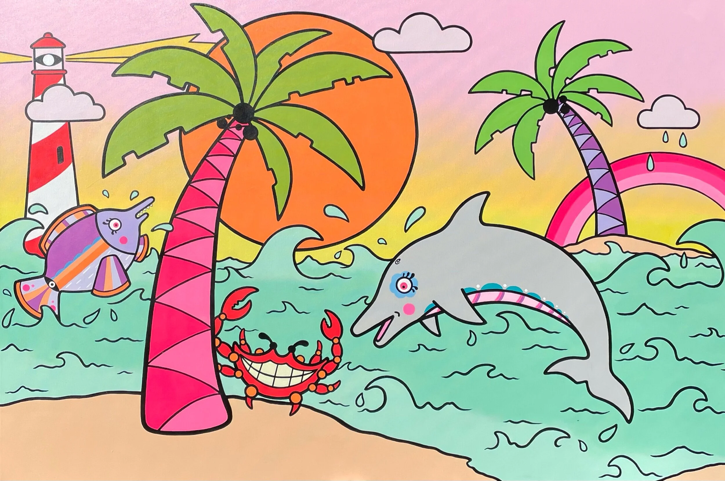 "Vacation 4ever" 80x120 cm