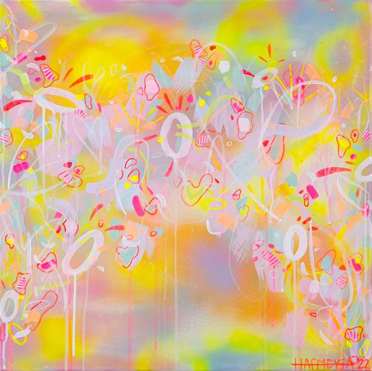 SOLD! "Angels" 60x60 cm