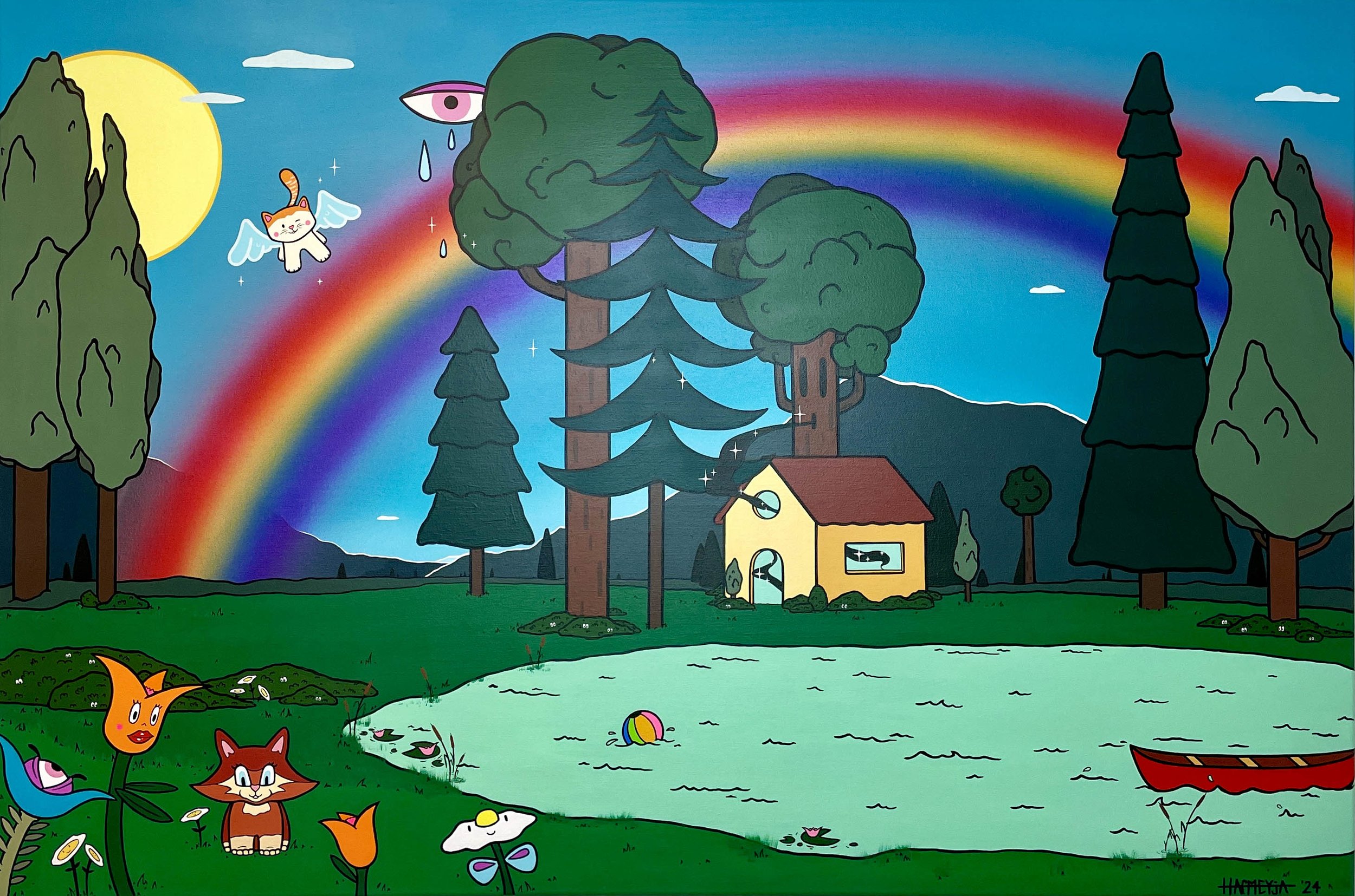 (Unavailable) "Arrival to the Summerland" 80x120 cm